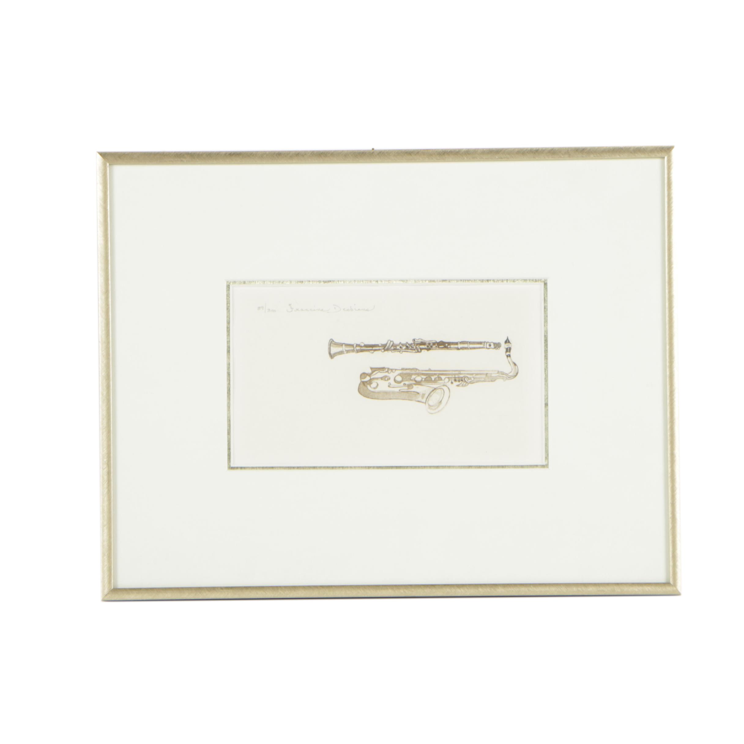 Francine Desbiens Etching on Paper