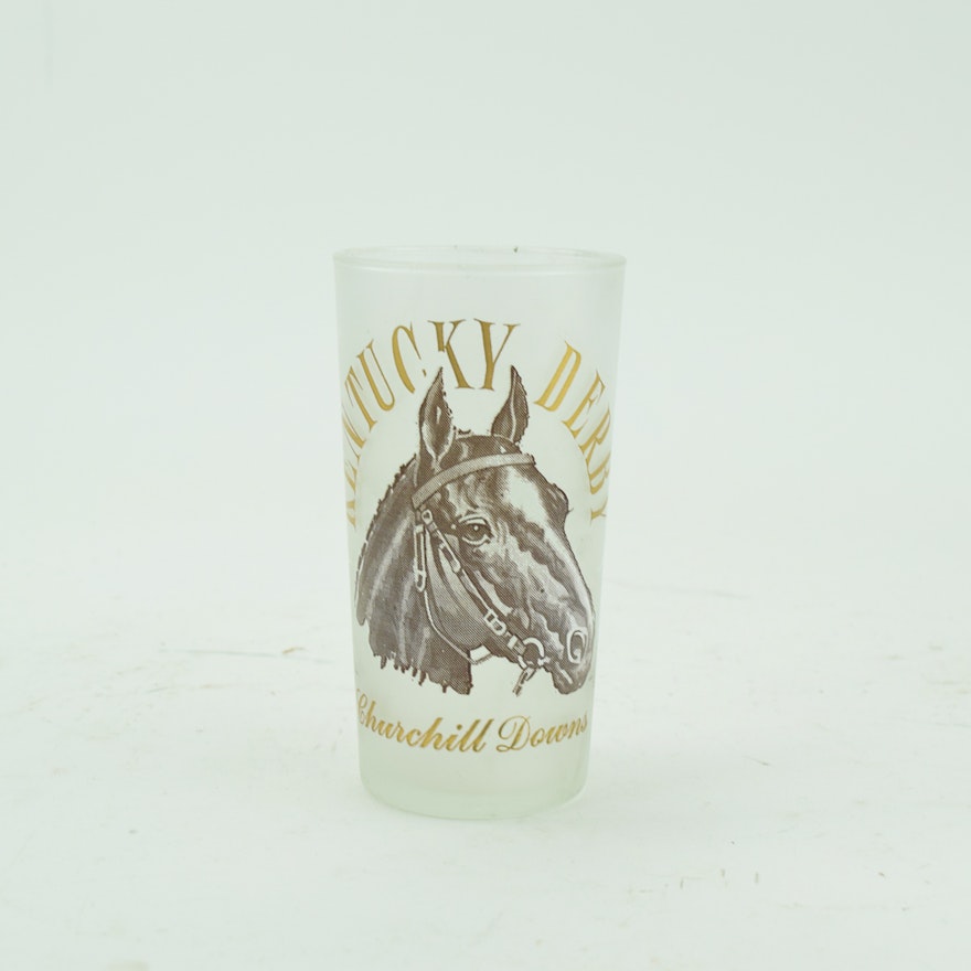 Kentucky Derby Commemorative Glass