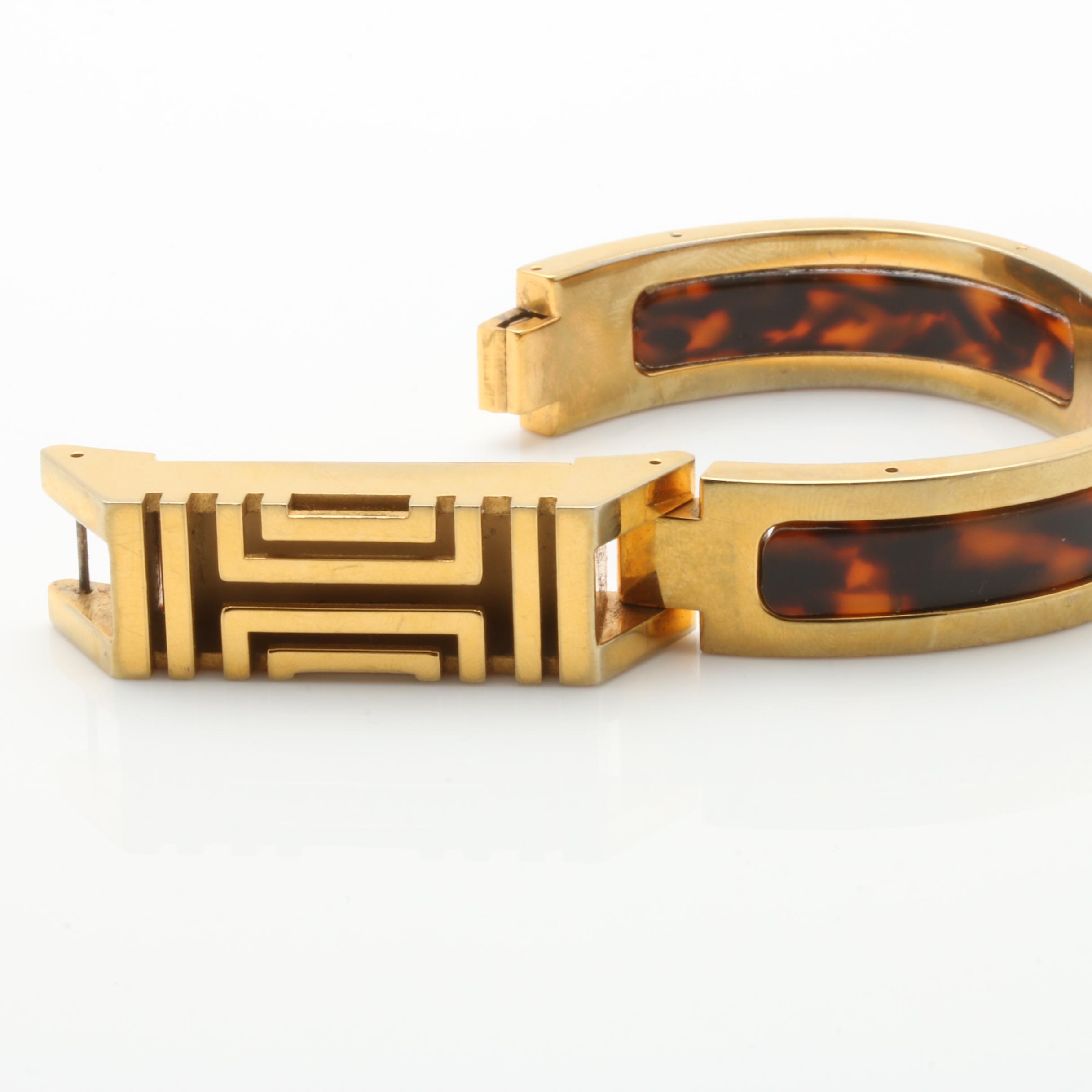 Tory Burch for Fitbit Leather and Gold Tone Bracelets