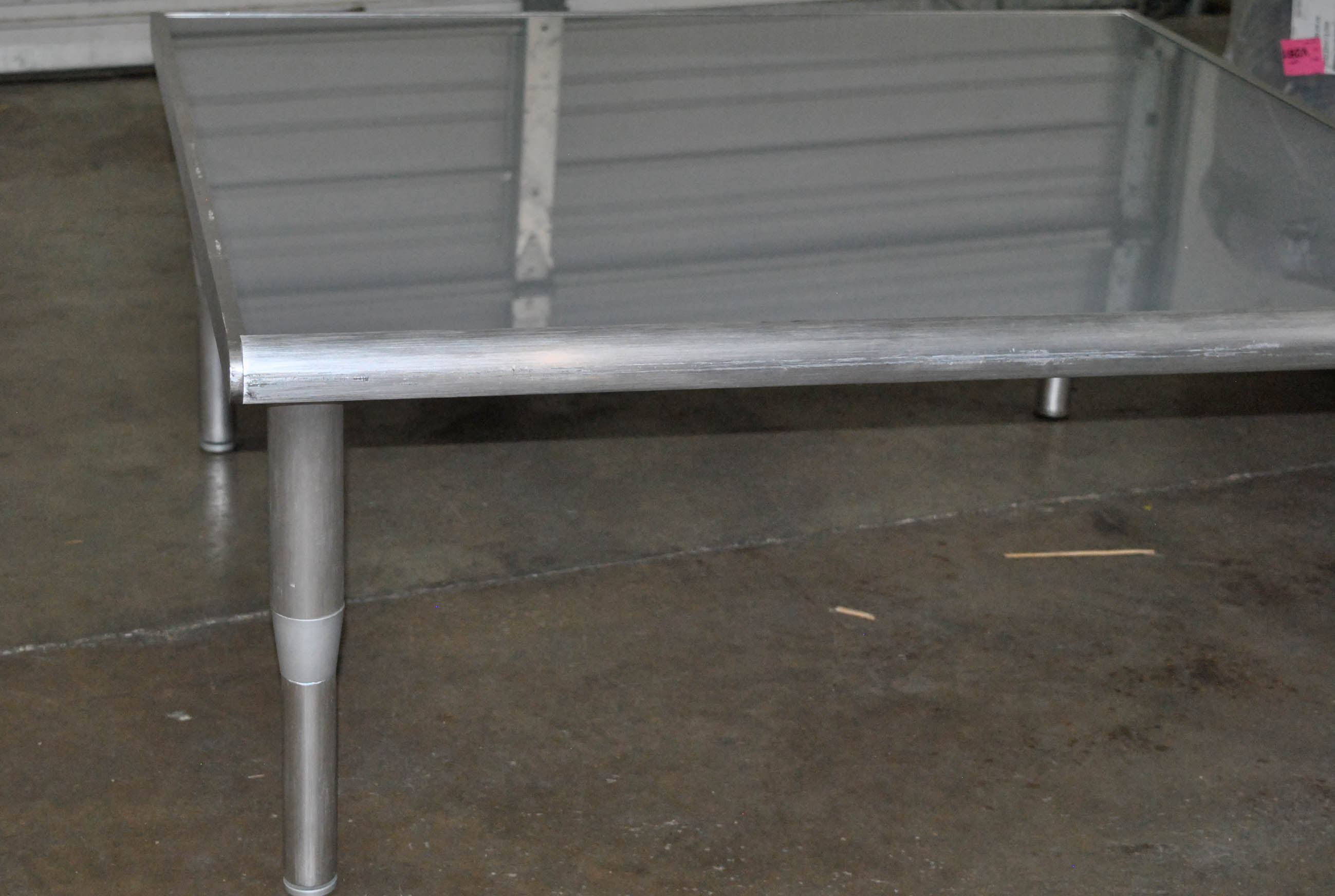 Industrial Style Square Coffee Table