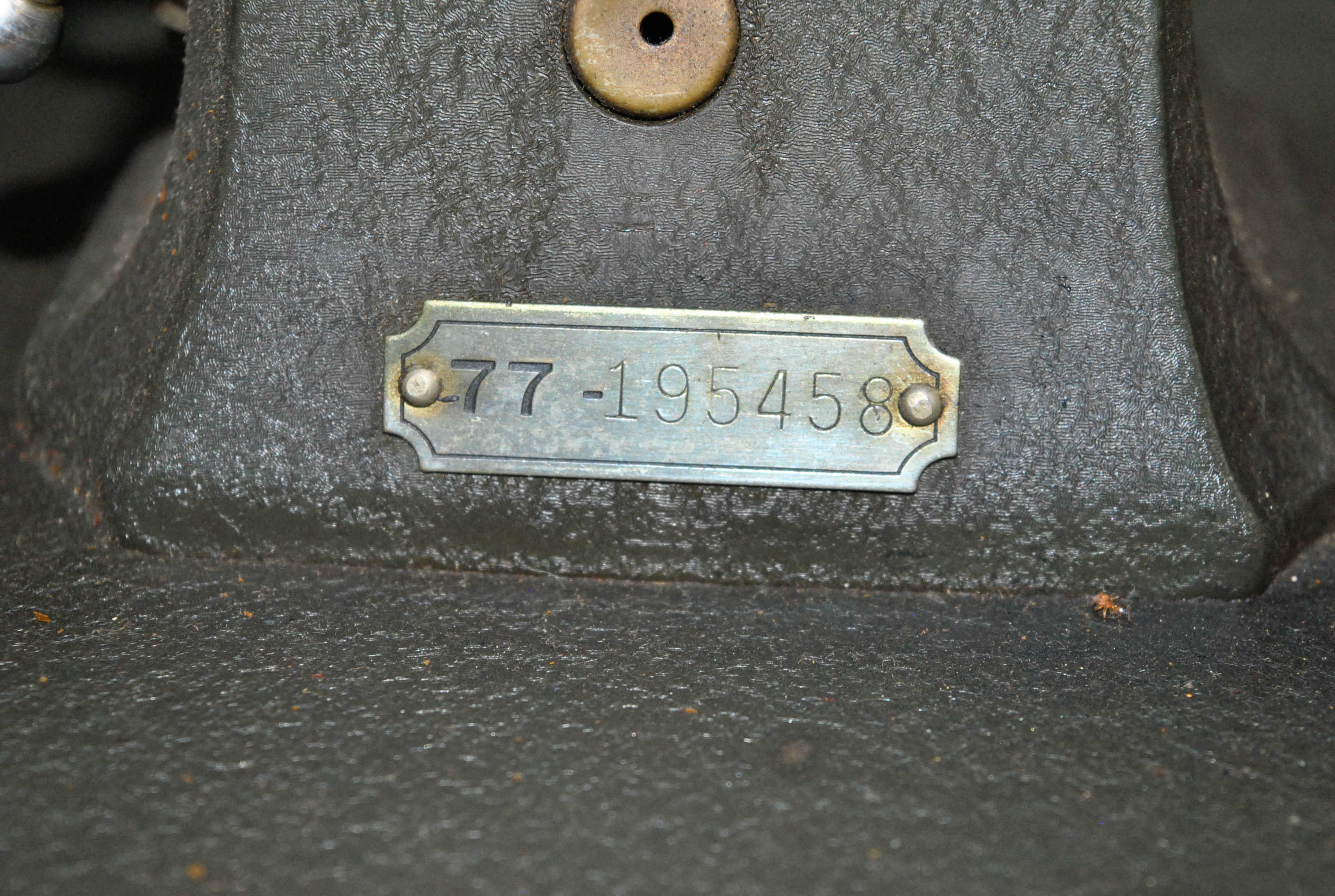 Vintage White Rotary Sewing Machine and Table