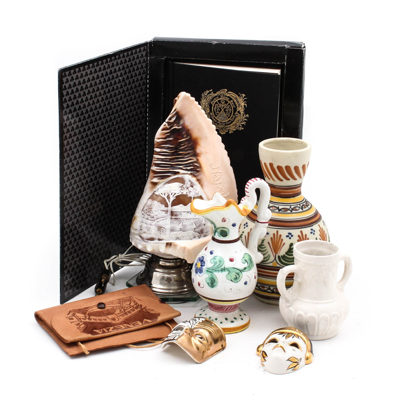 Vintage Italian Artisanal Ceramics and Souvenirs including Deruta