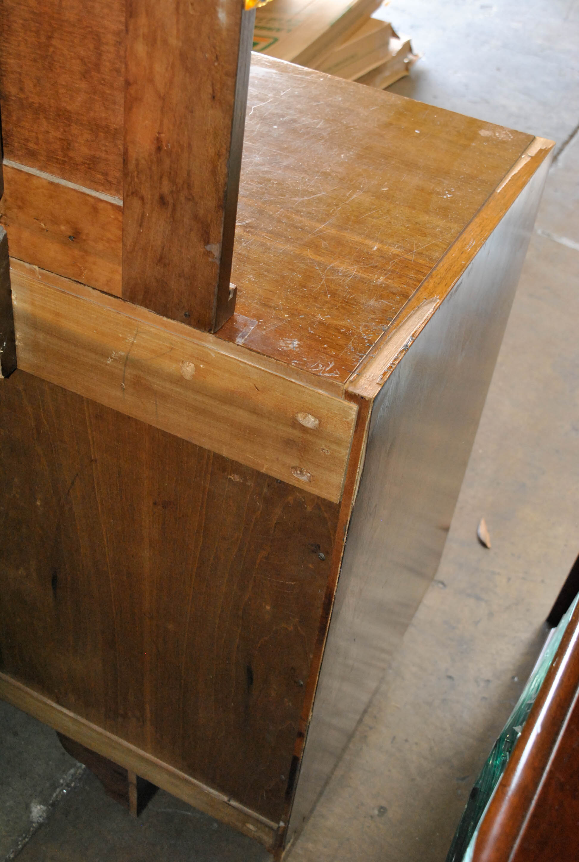 Mid Century Modern Chest of Drawers with Mirror by Cavalier