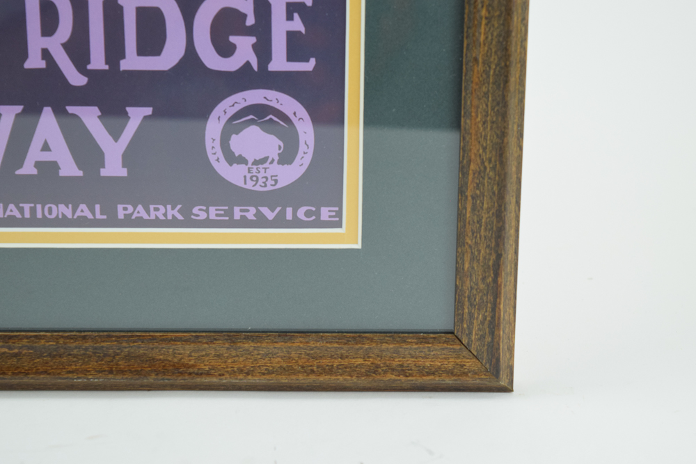 Reproduction Giclée Print After 1930s WPA Blue Ridge Parkway Travel Poster