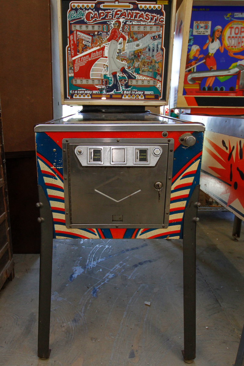 1976 Bally's Elton John "Capt. Fantastic" Four-Player Pinball Machine