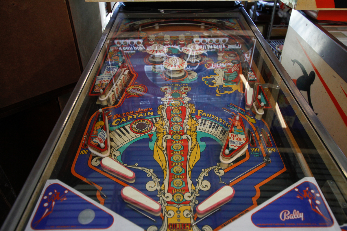 1976 Bally's Elton John "Capt. Fantastic" Four-Player Pinball Machine