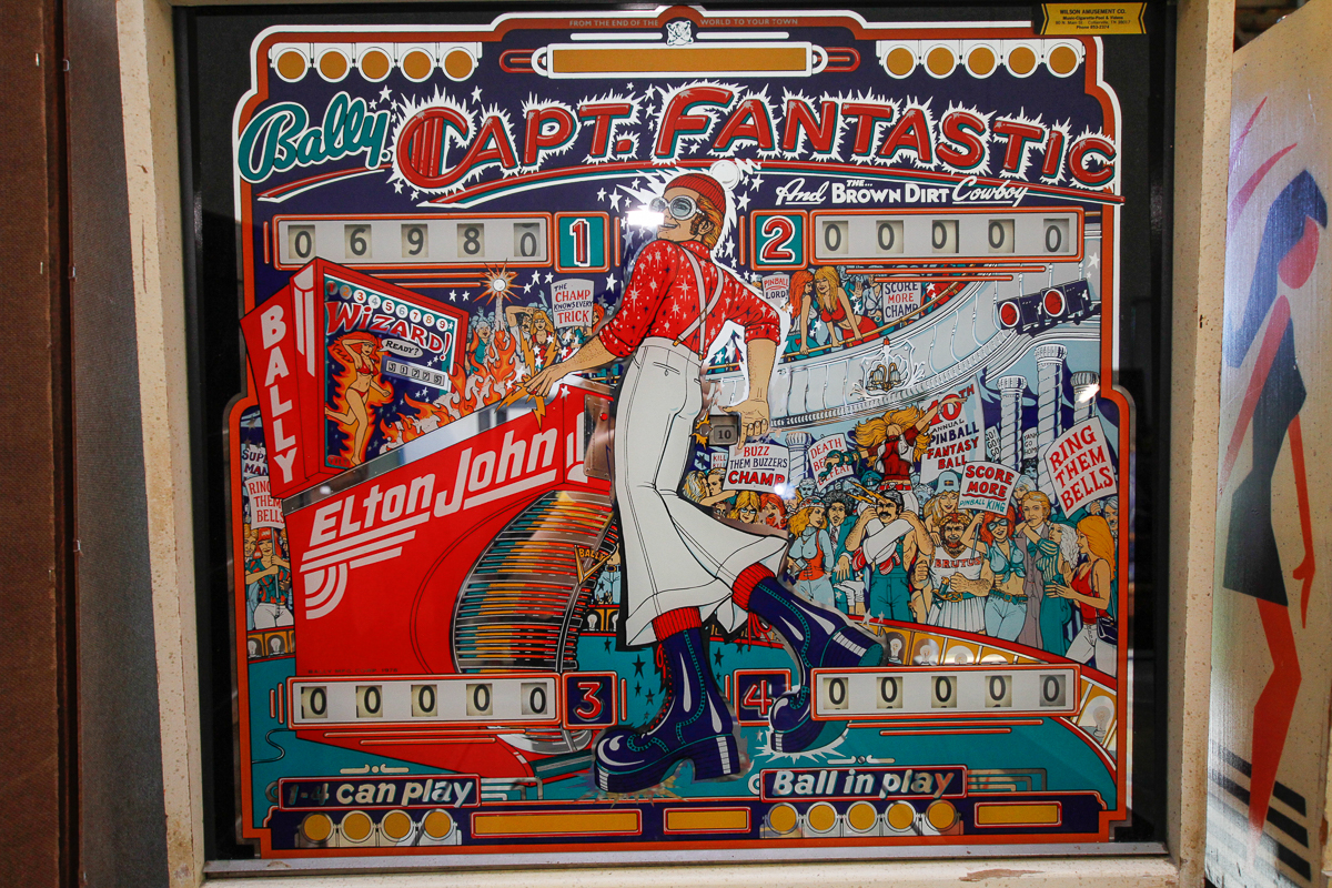 1976 Bally's Elton John "Capt. Fantastic" Four-Player Pinball Machine