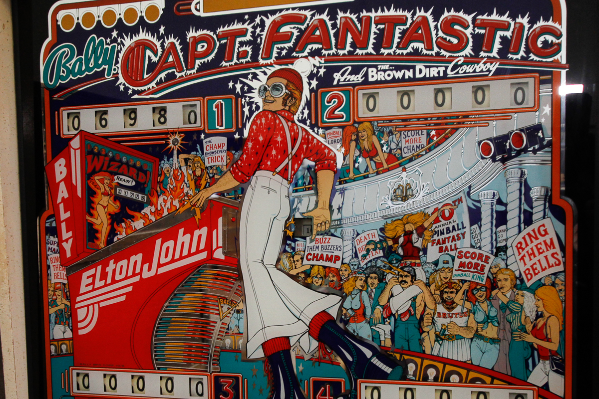 1976 Bally's Elton John "Capt. Fantastic" Four-Player Pinball Machine
