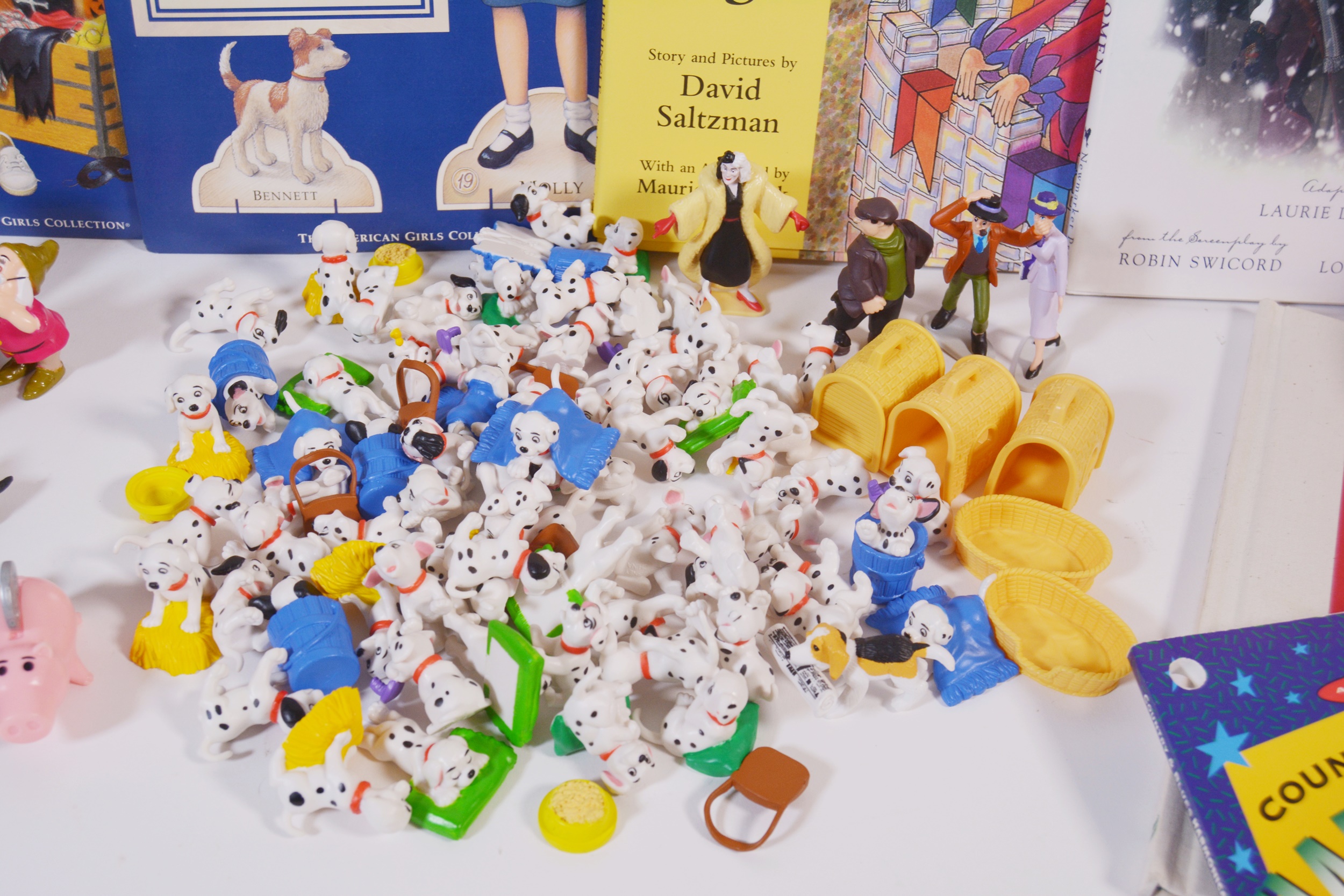 Basket of Children's Books and Toys