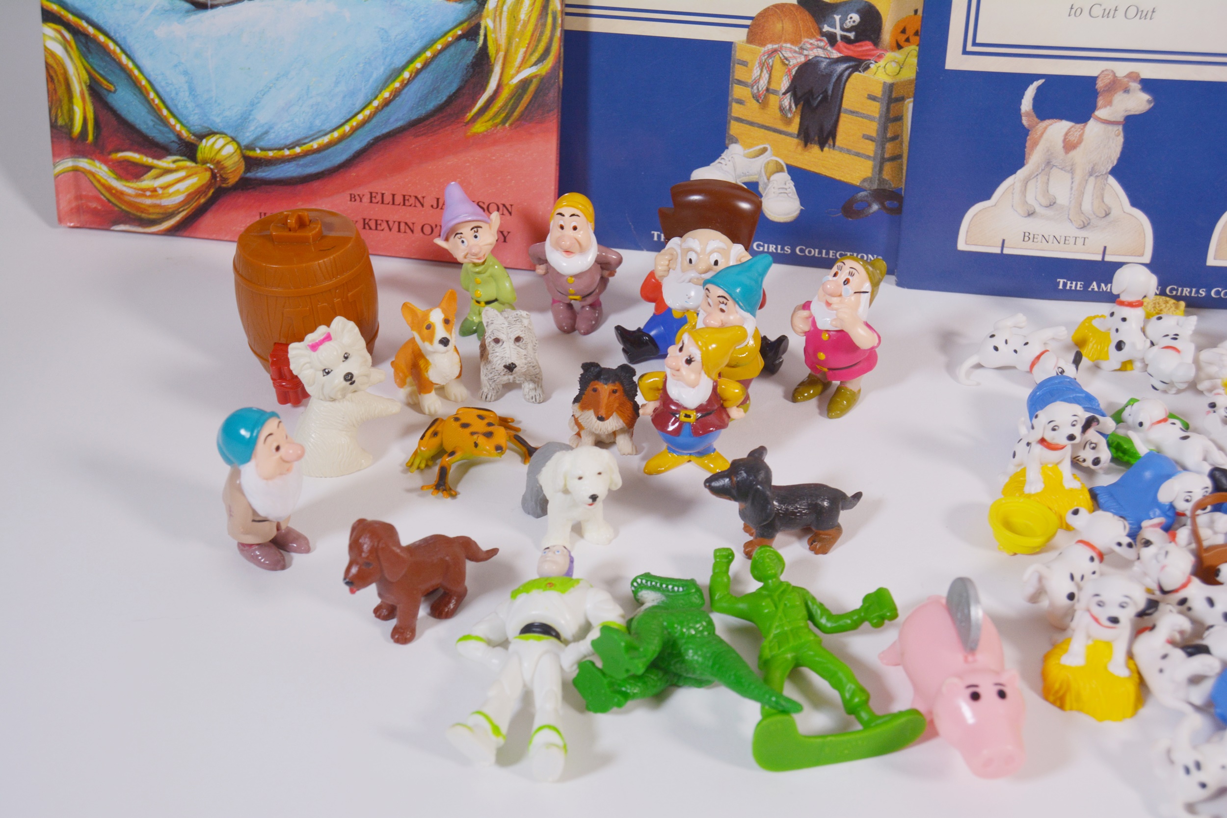 Basket of Children's Books and Toys