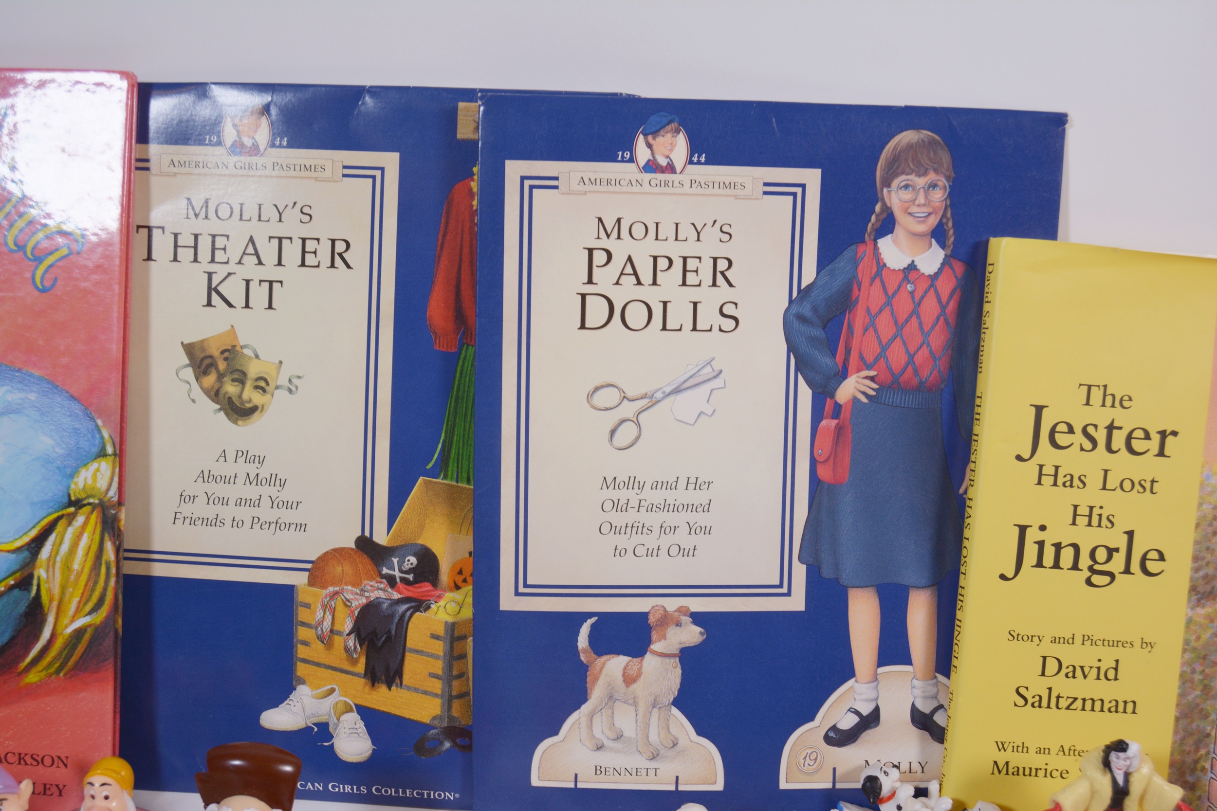 Basket of Children's Books and Toys