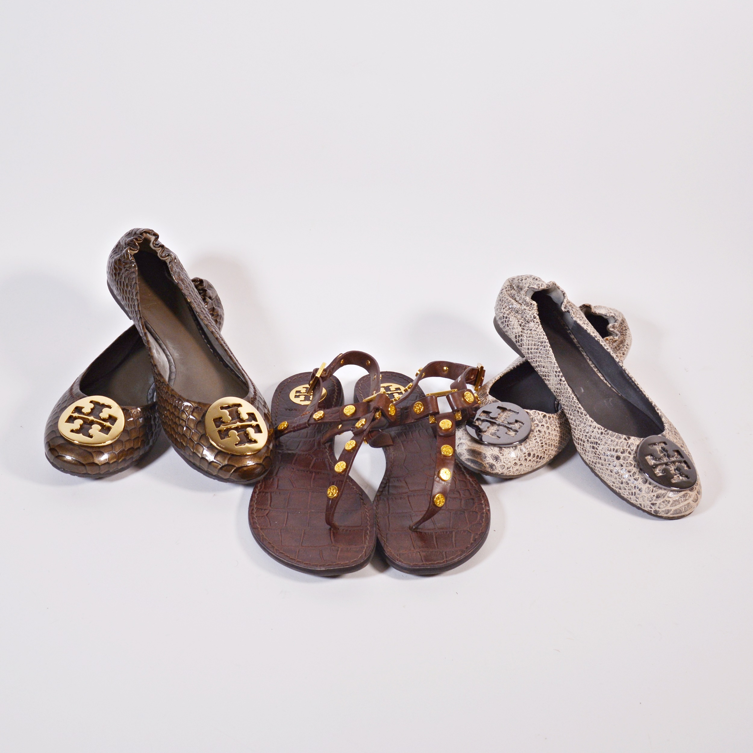 Tory Burch Leather Flats and Sandals