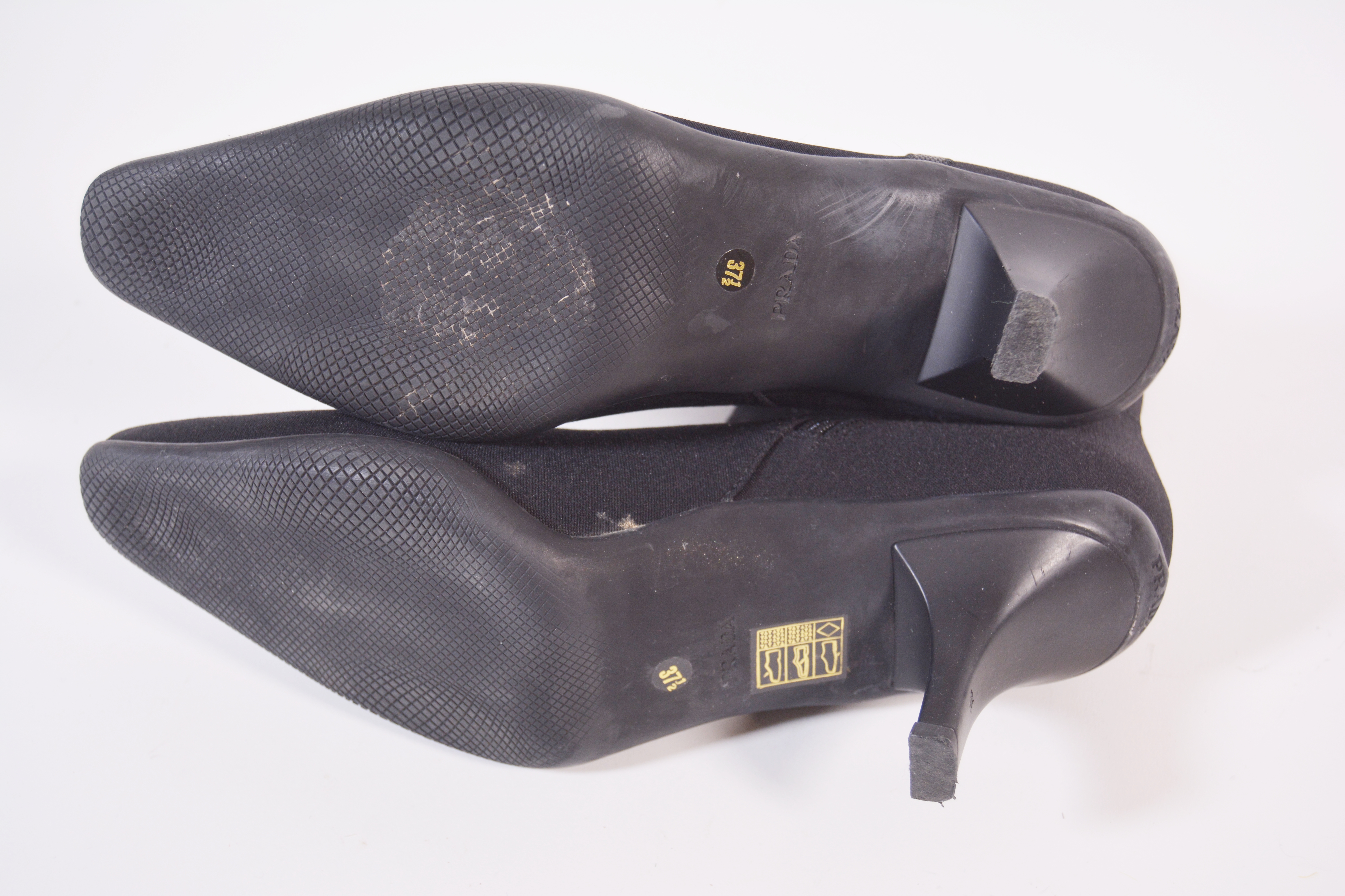 Prada Black Microfiber Boots