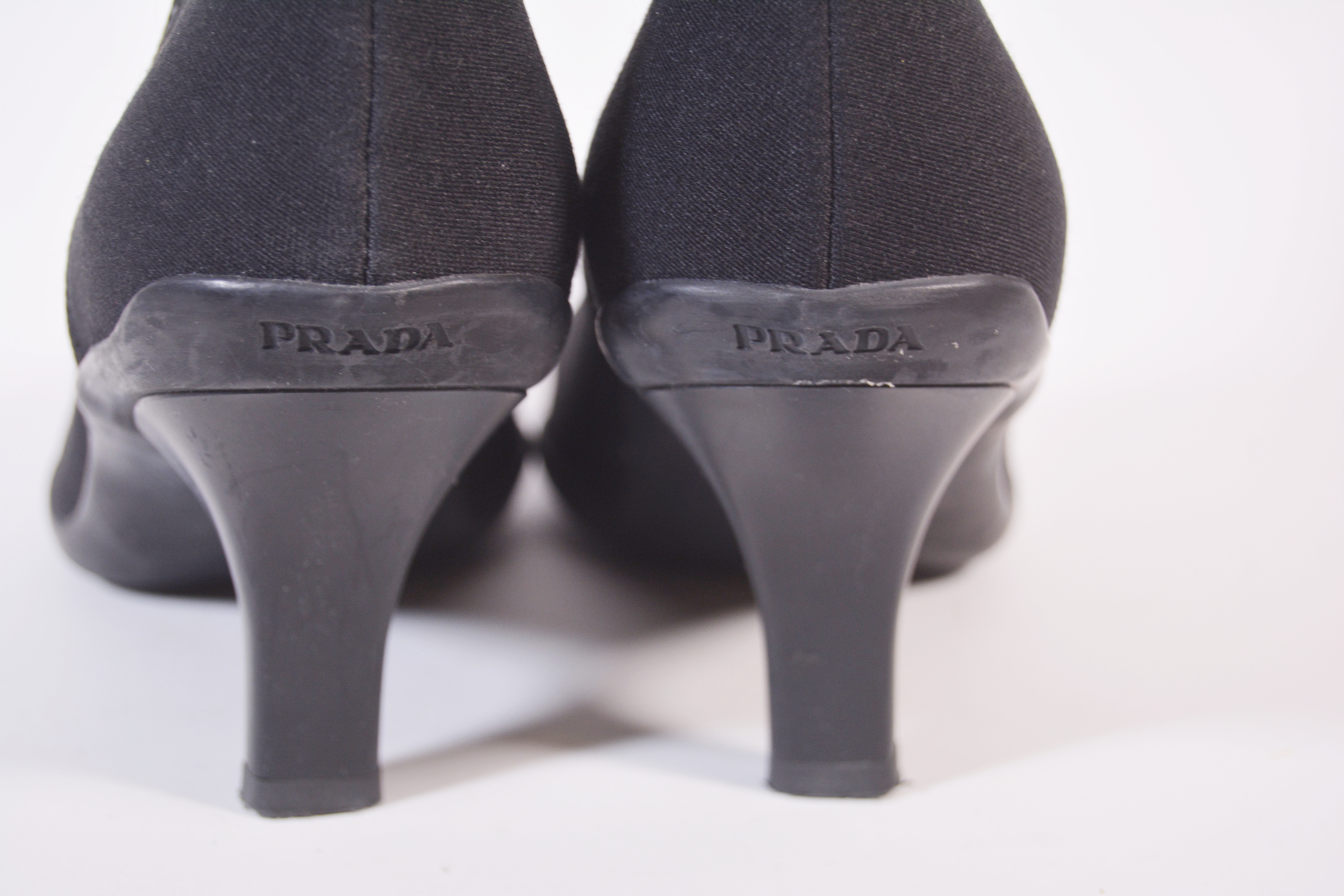 Prada Black Microfiber Boots