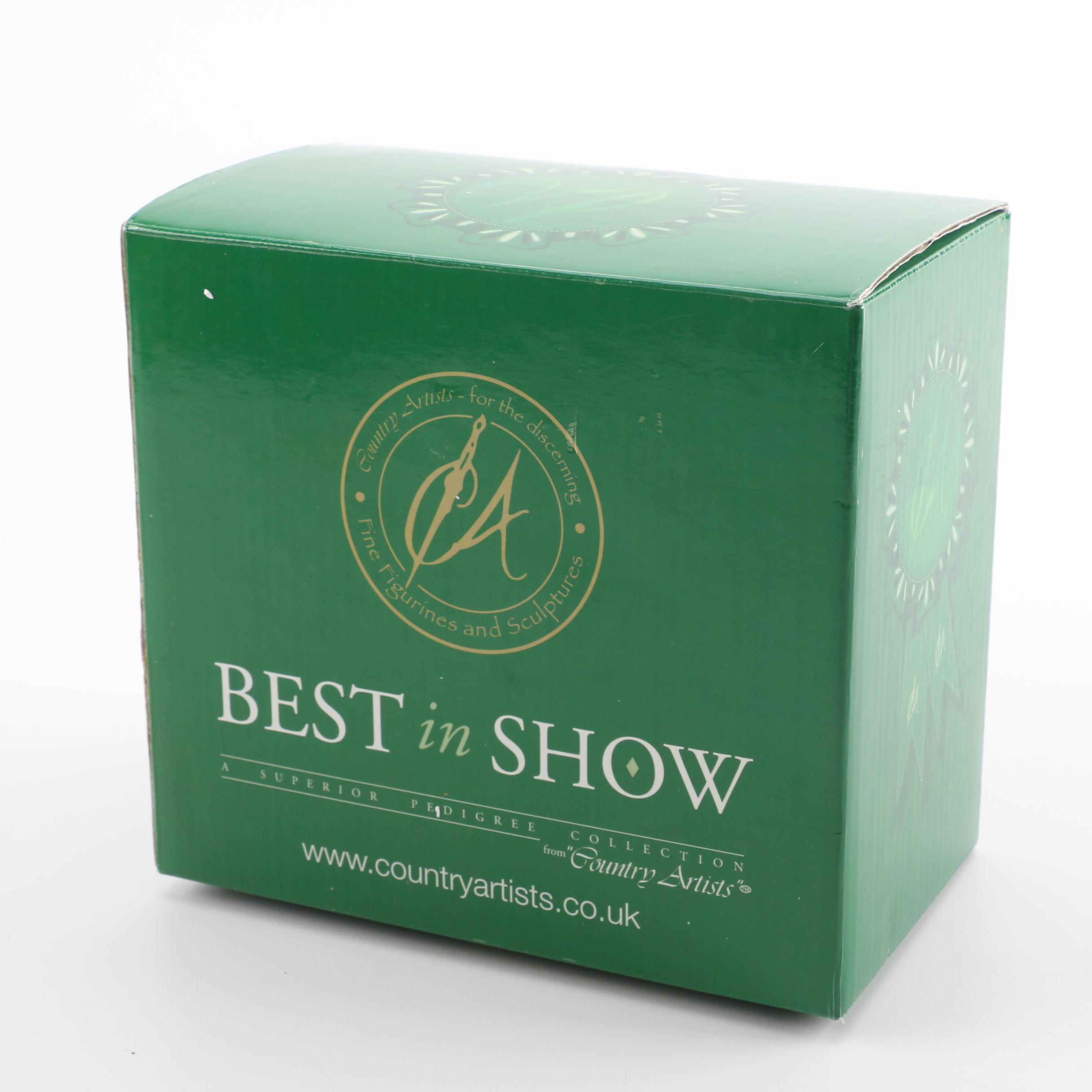 Country Artist Best In Show Dog Figurine