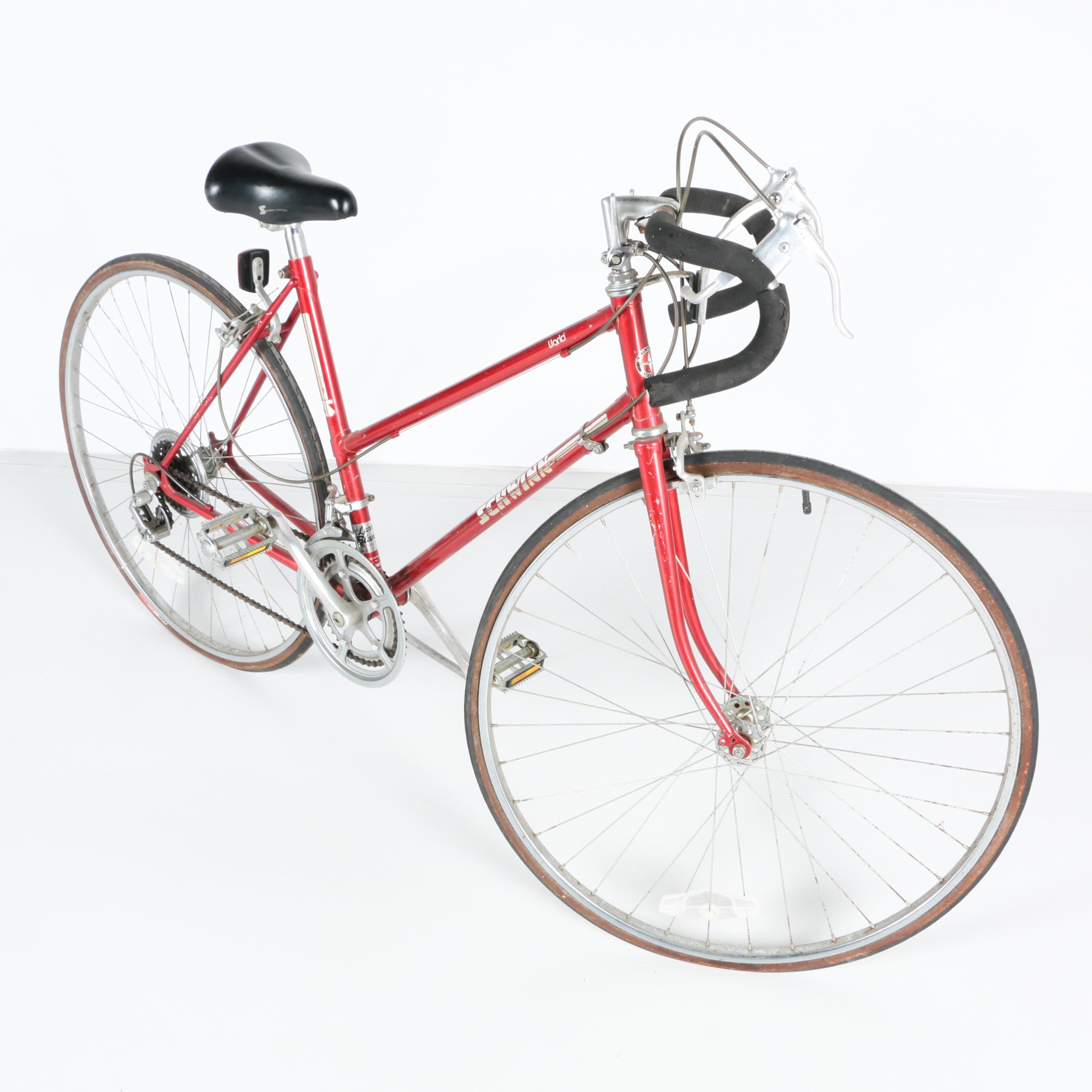1980s Woman's Schwinn World Sport Bicycle