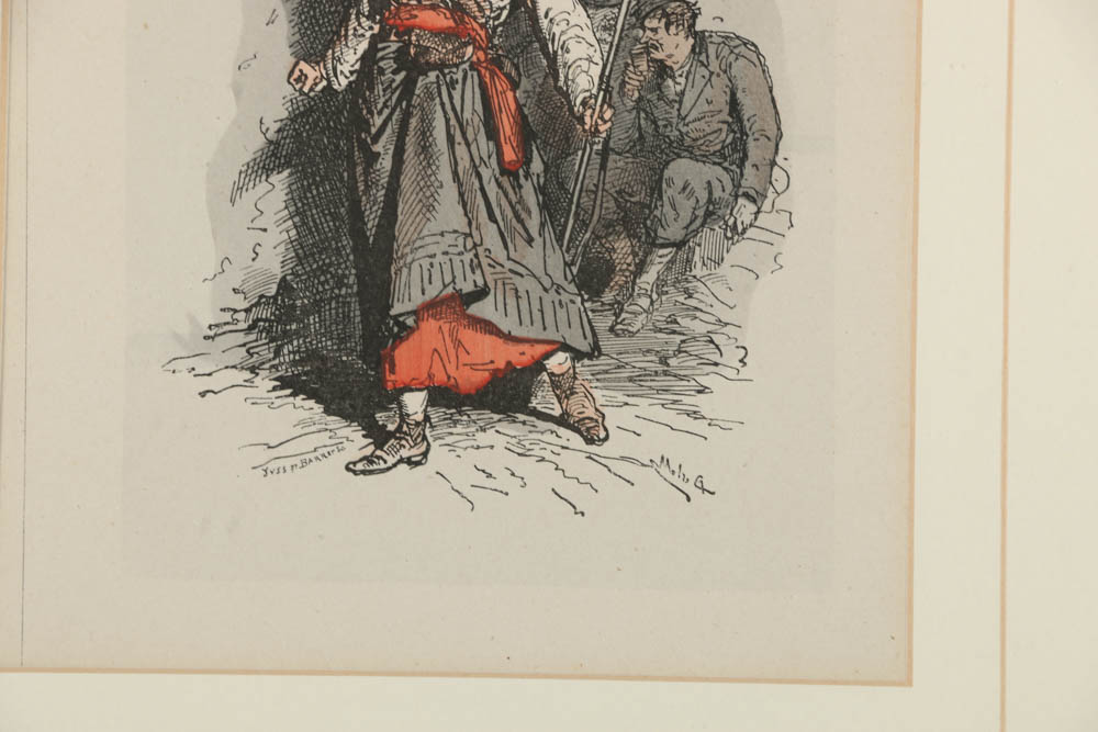 Woodblock Prints After Bertall "Types de la Commune"