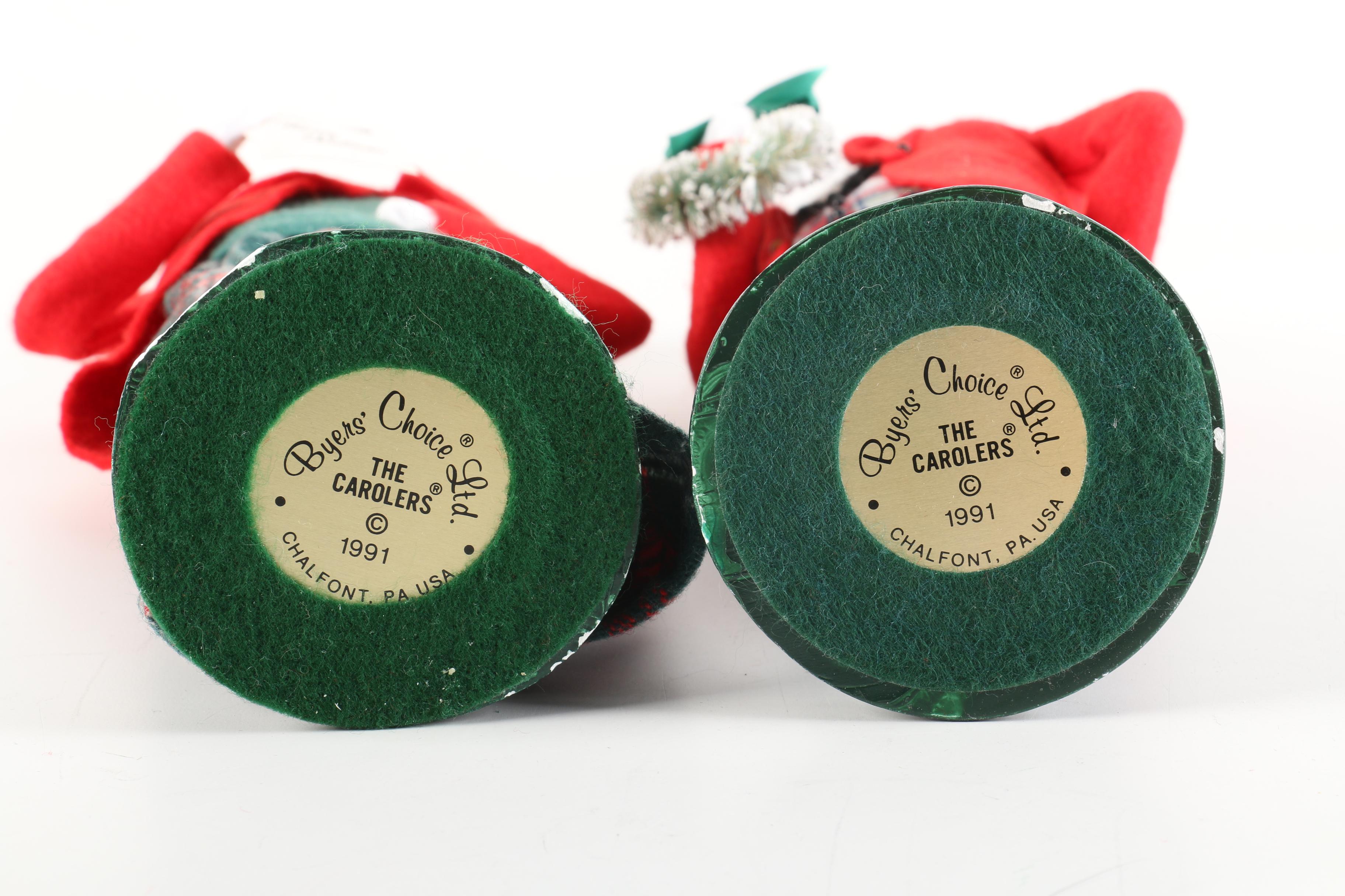 Vintage Byers' Choice Ltd. "The Carolers" Figurines