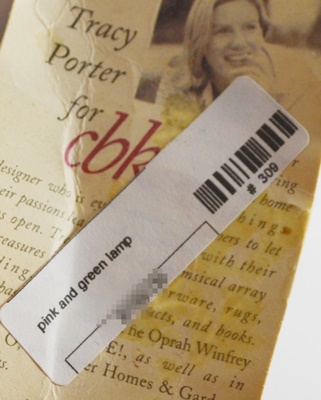 Bright Green Glass Table Lamp With Floral Shade by Tracy Porter