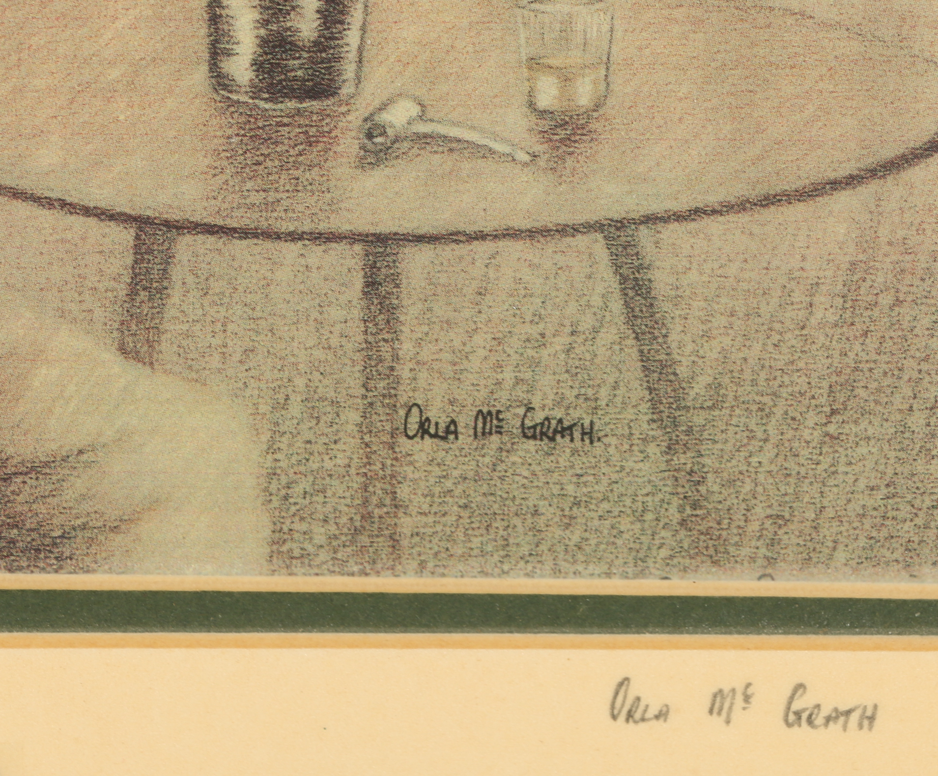 Orla McGrath Limited Edition Offset Lithograph "The Fiddler"