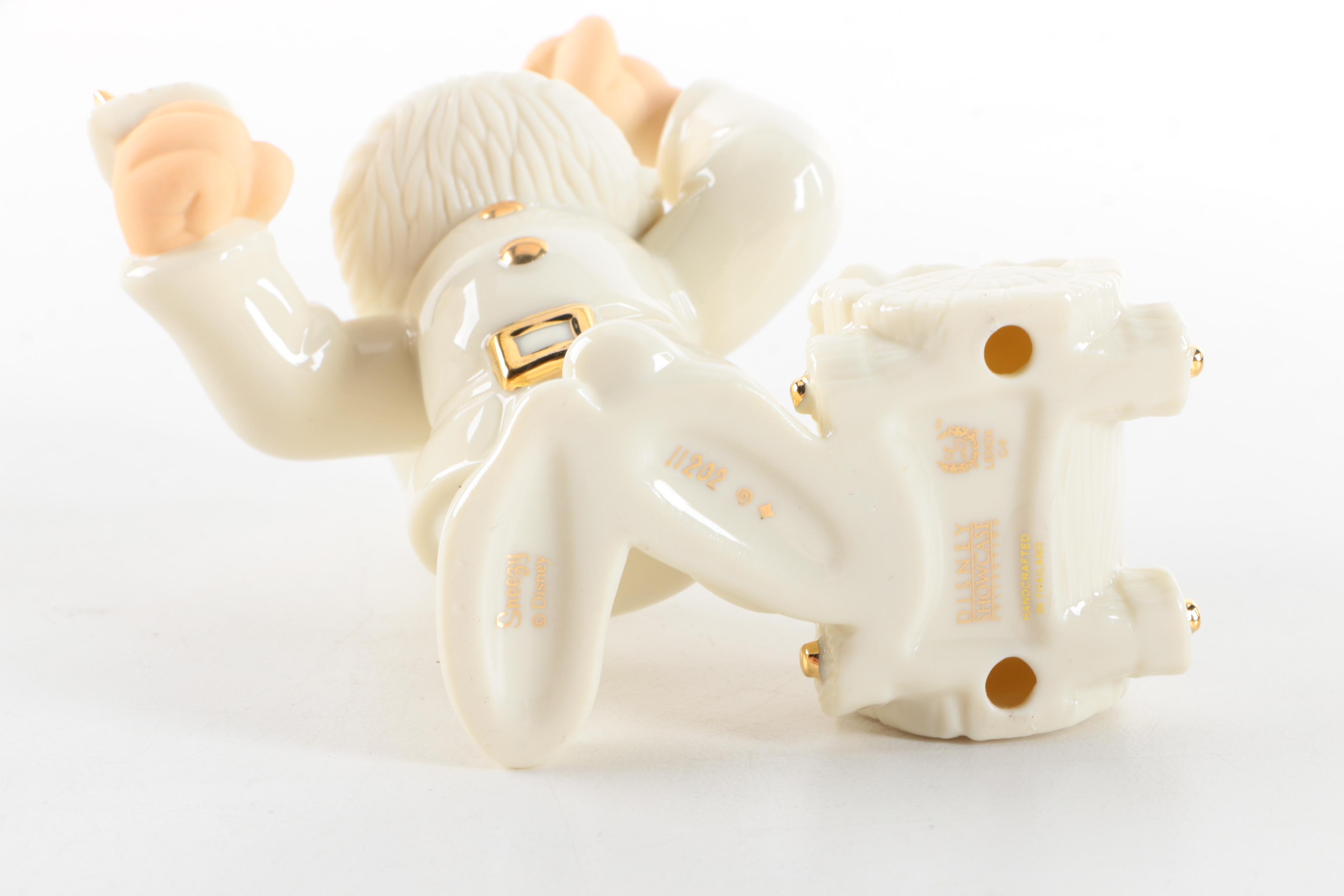 Lenox Porcelain "The Disney Showcase" Dwarves Figurines