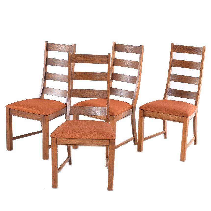 Pecan Wood Dining Chairs