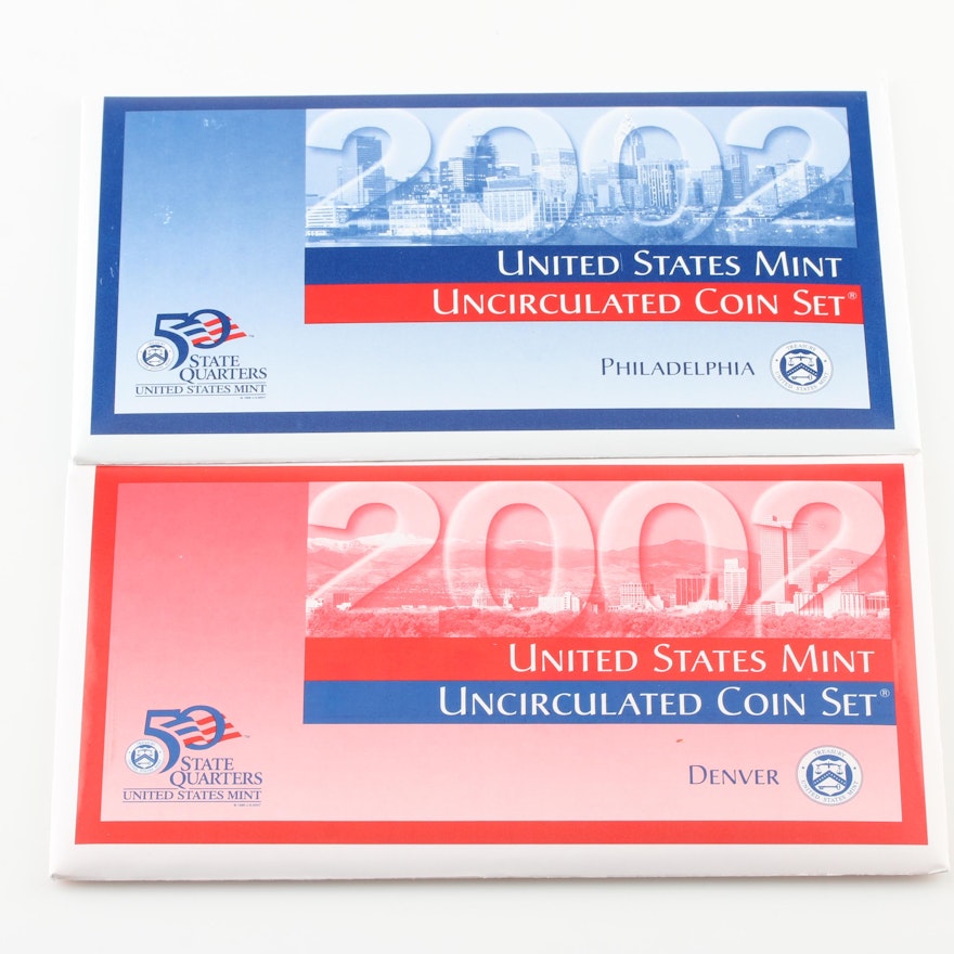 2002 U.S. Mint Uncirculated Set