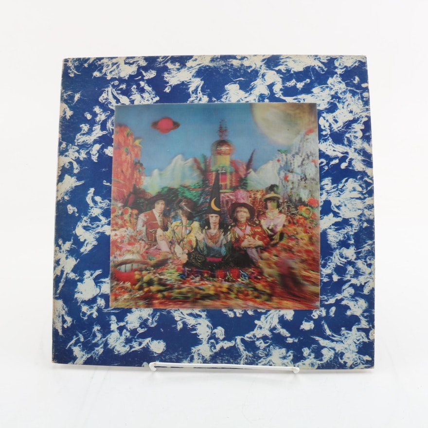 Rolling Stones "Their Satanic Majesties Request" 1967 Record with Hologram Cover