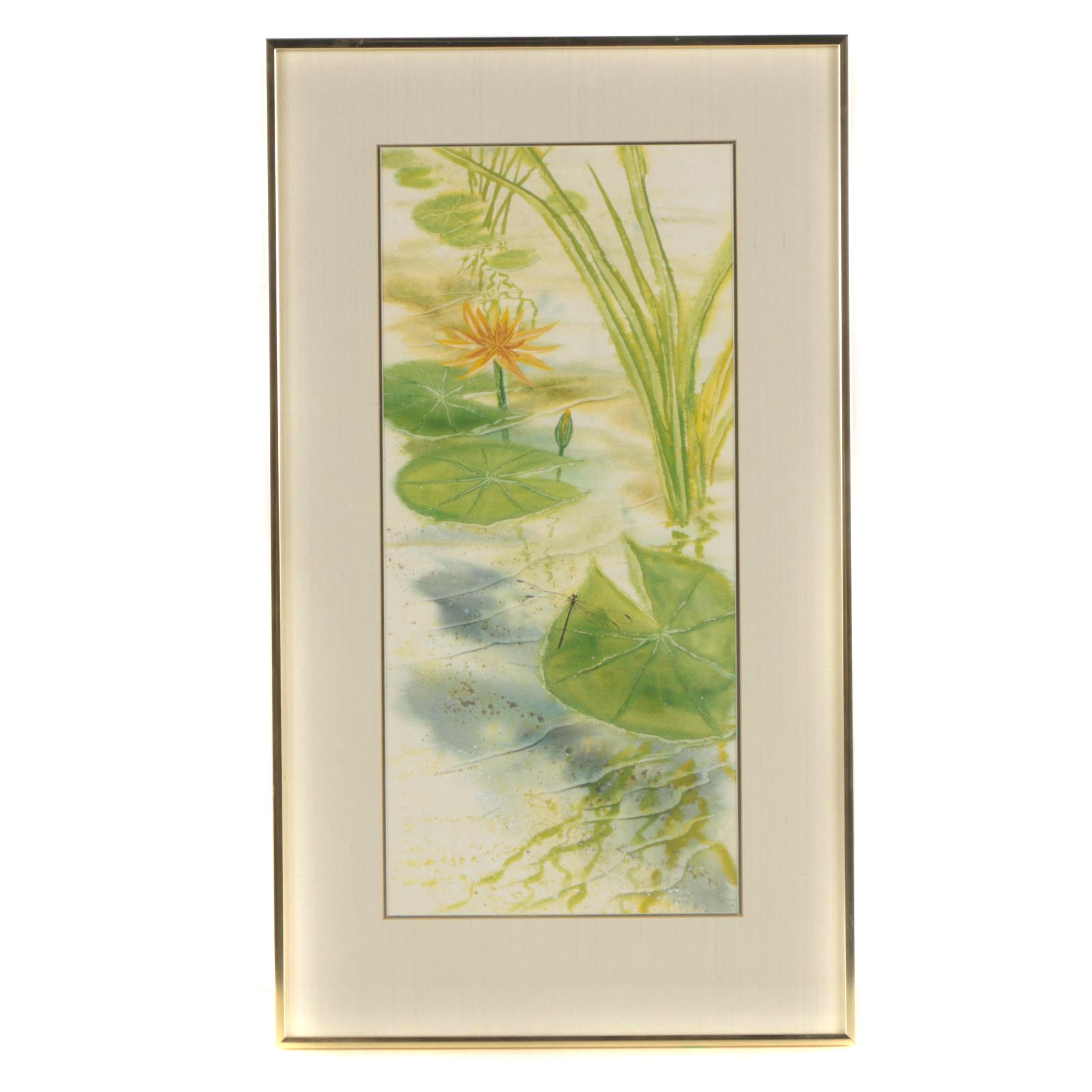 1983 G.G. Greene Watercolor Painting "Dragon's Domain"