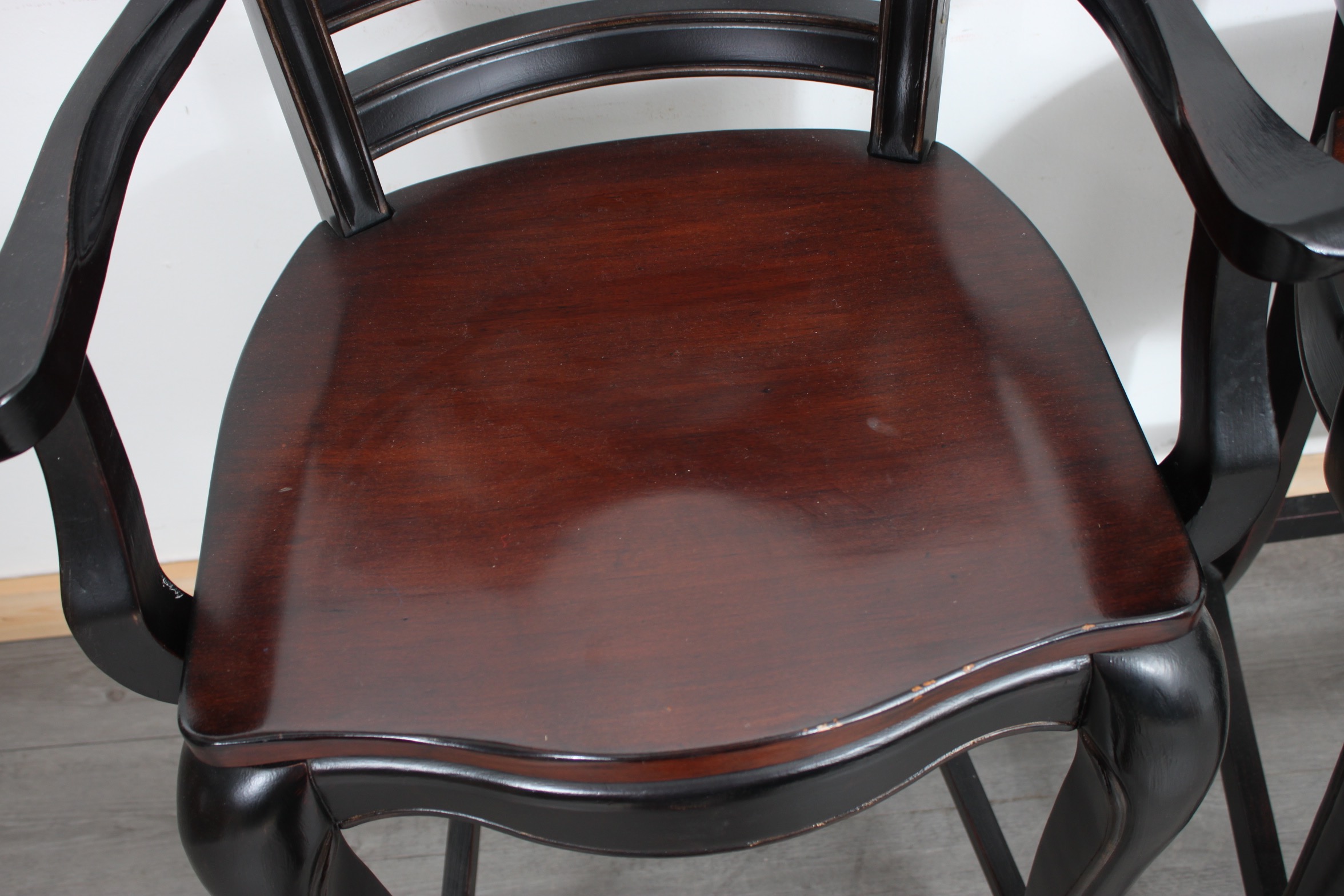 Pair of Wooden Barstools