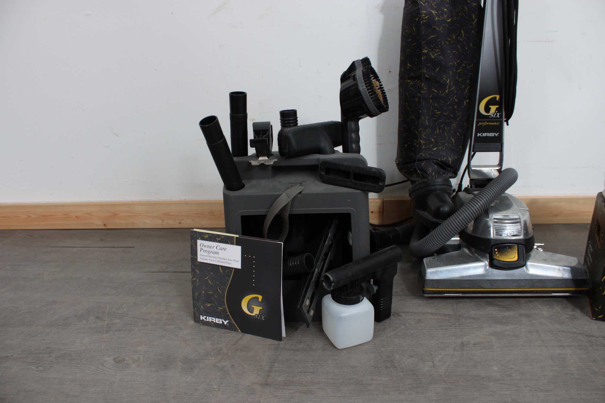 Kirby G Six Vacuum Cleaner with Carpet Shampoo System and Accessories