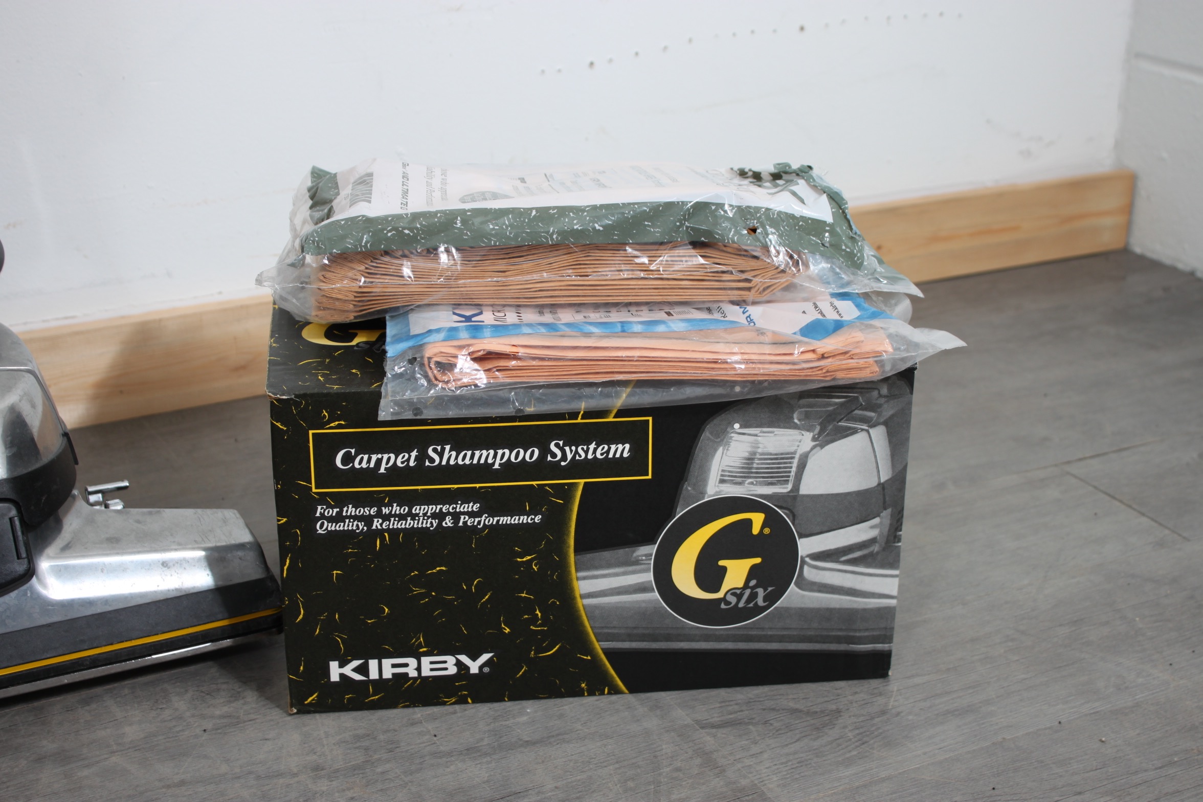 Kirby G Six Vacuum Cleaner with Carpet Shampoo System and Accessories