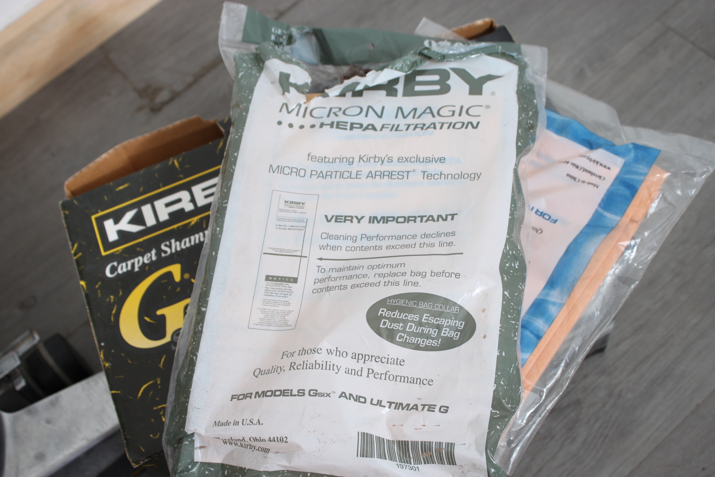 Kirby G Six Vacuum Cleaner with Carpet Shampoo System and Accessories