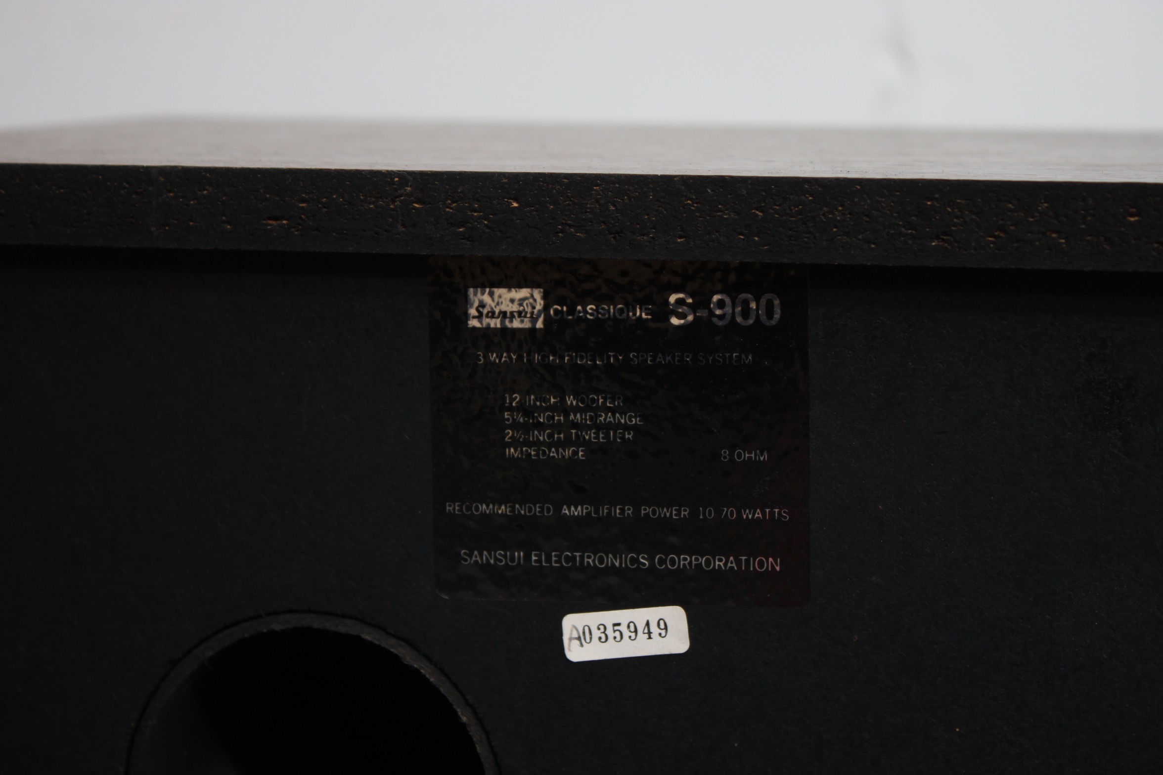 Sansui Classique S-900 Speakers