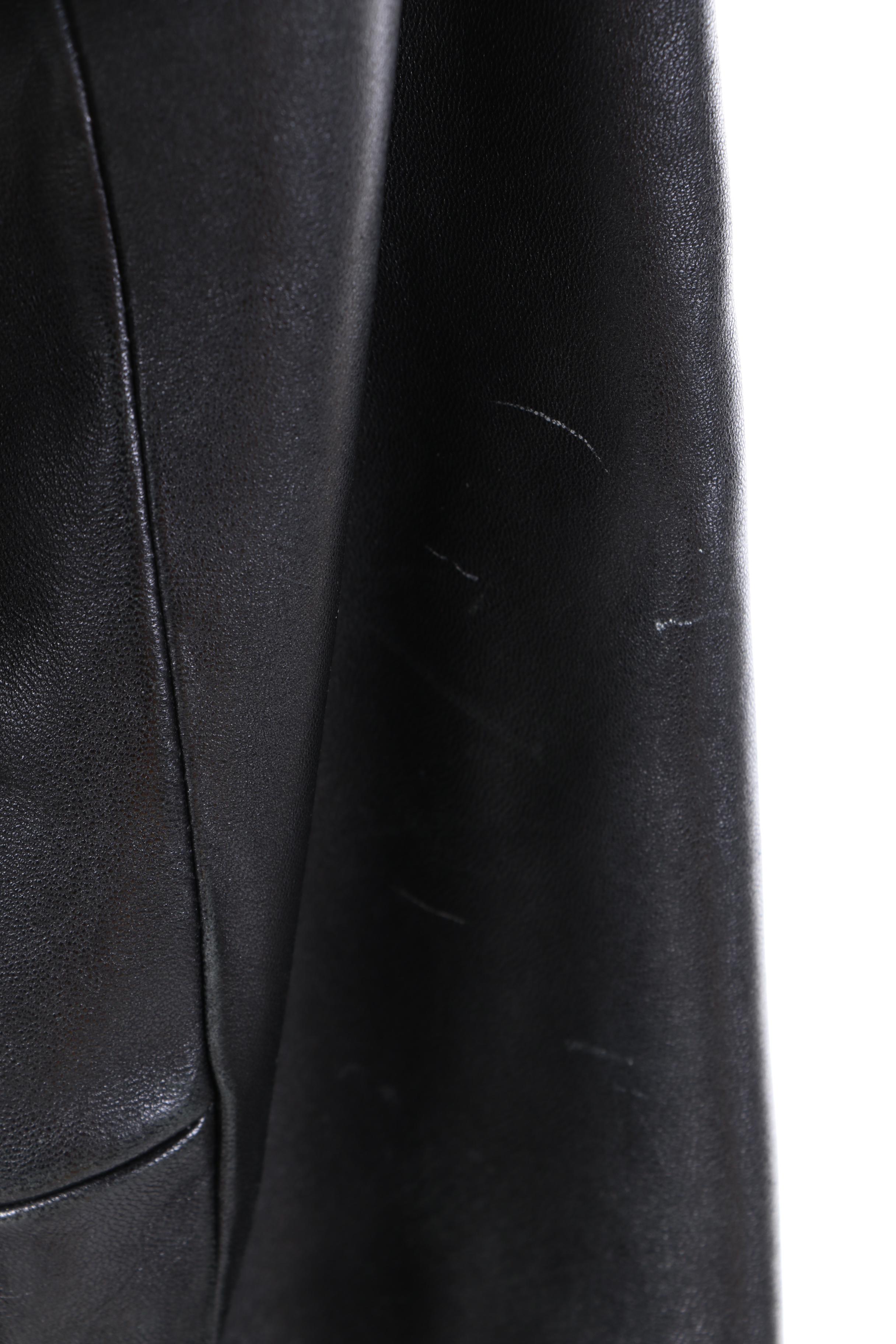 Women's Kenneth Cole Reaction Black Leather Jacket