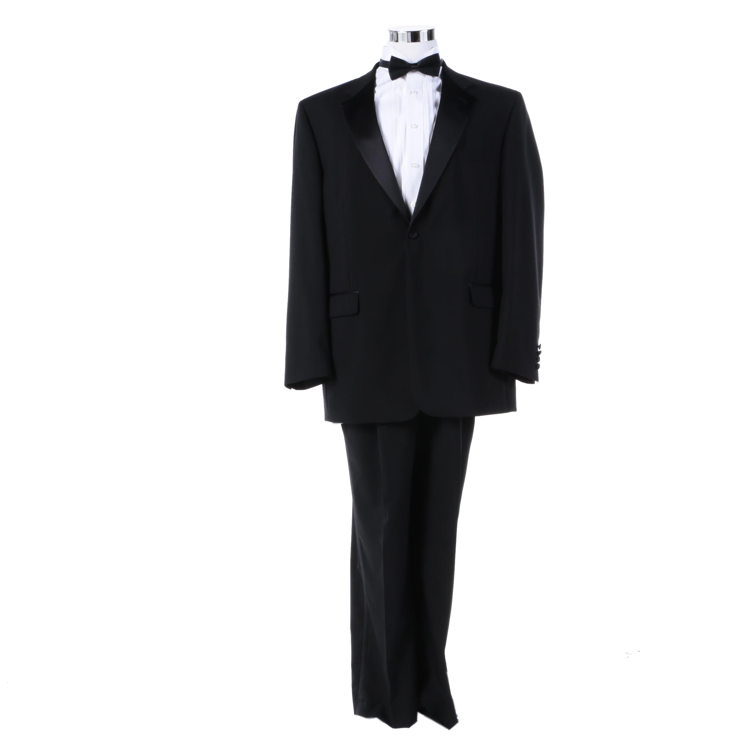 Men's Stafford Essentials Tuxedo and Formal Accessories