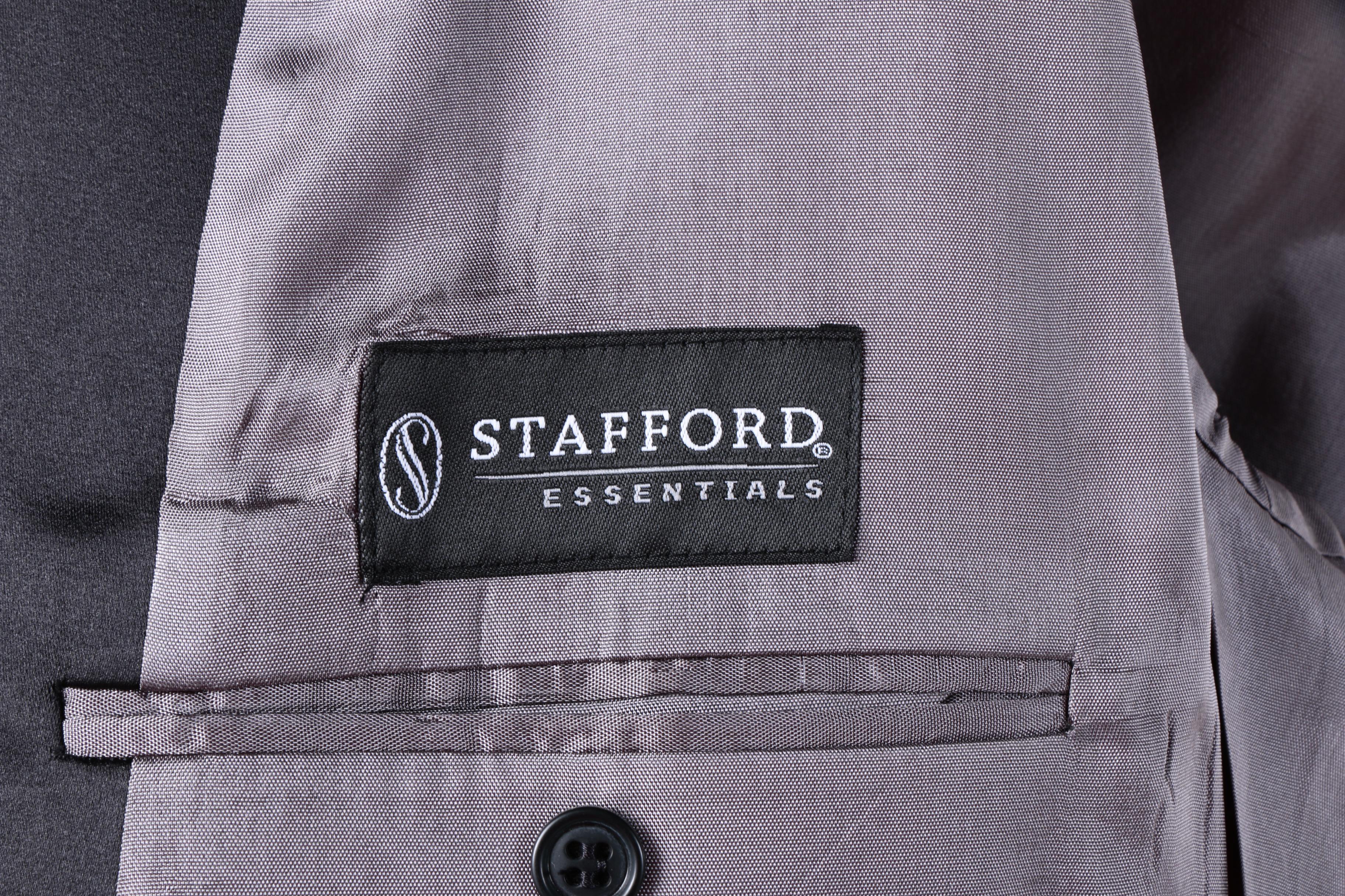 Men's Stafford Essentials Tuxedo and Formal Accessories