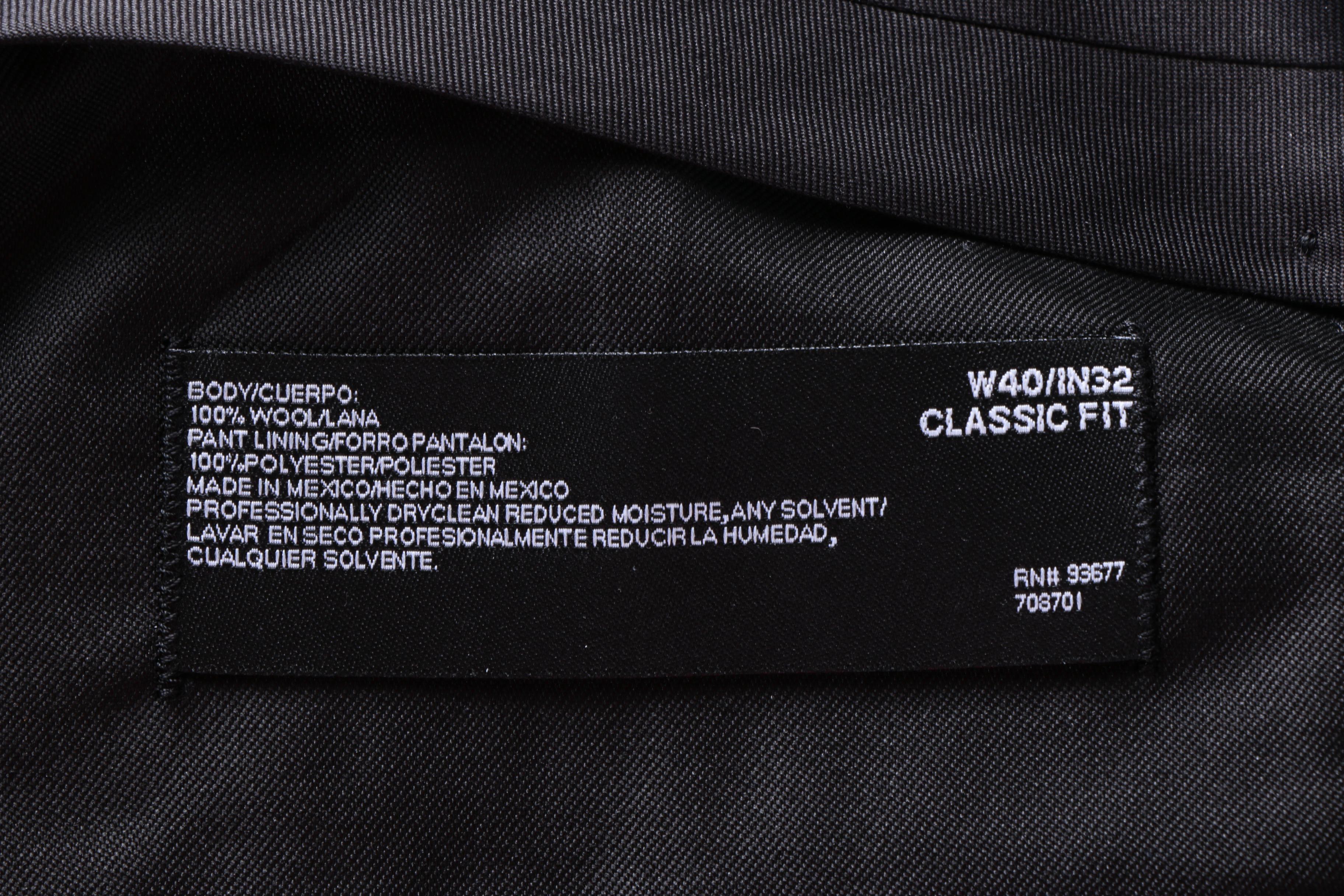 Men's Stafford Essentials Tuxedo and Formal Accessories