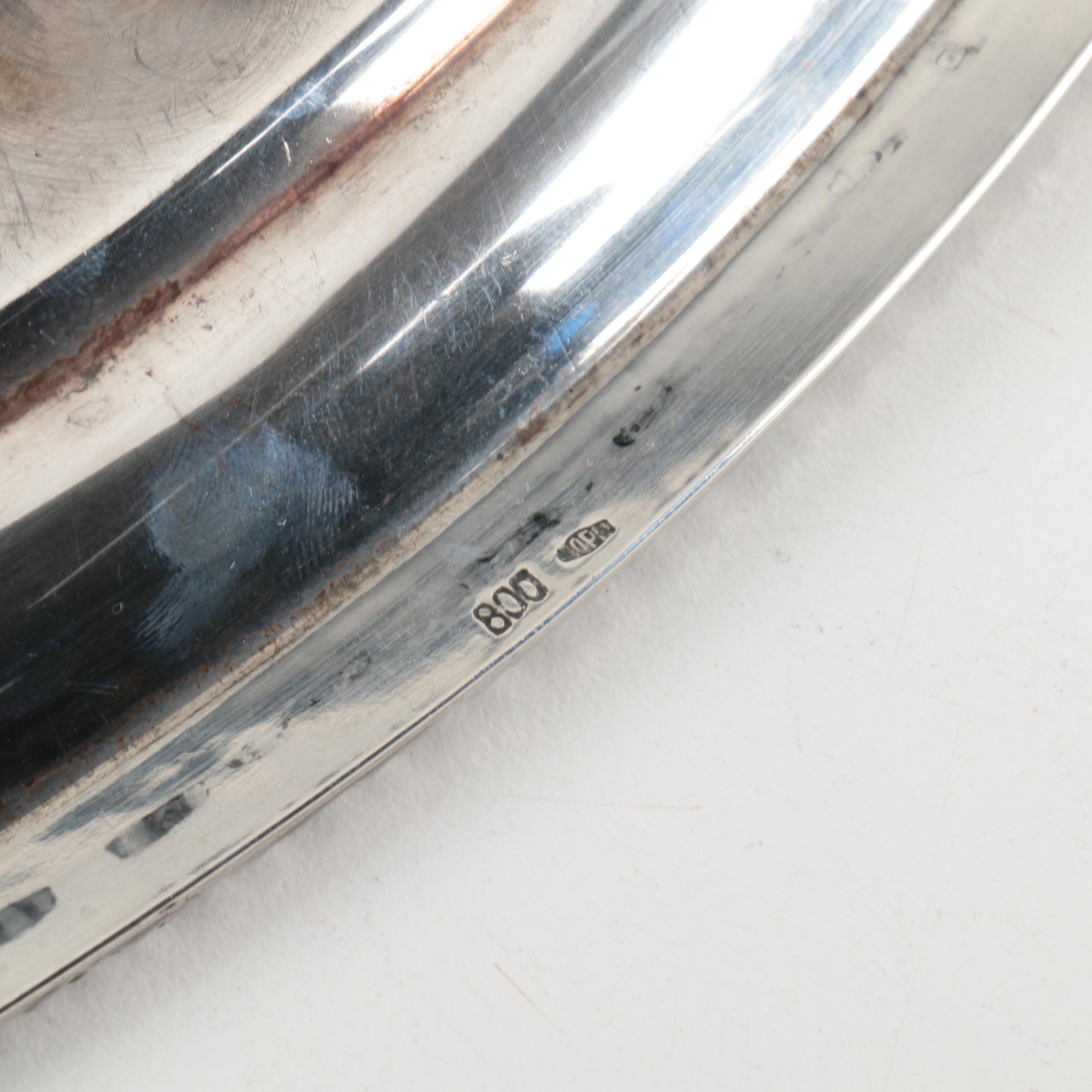 Italian and Other 800 Silver Serving Ware