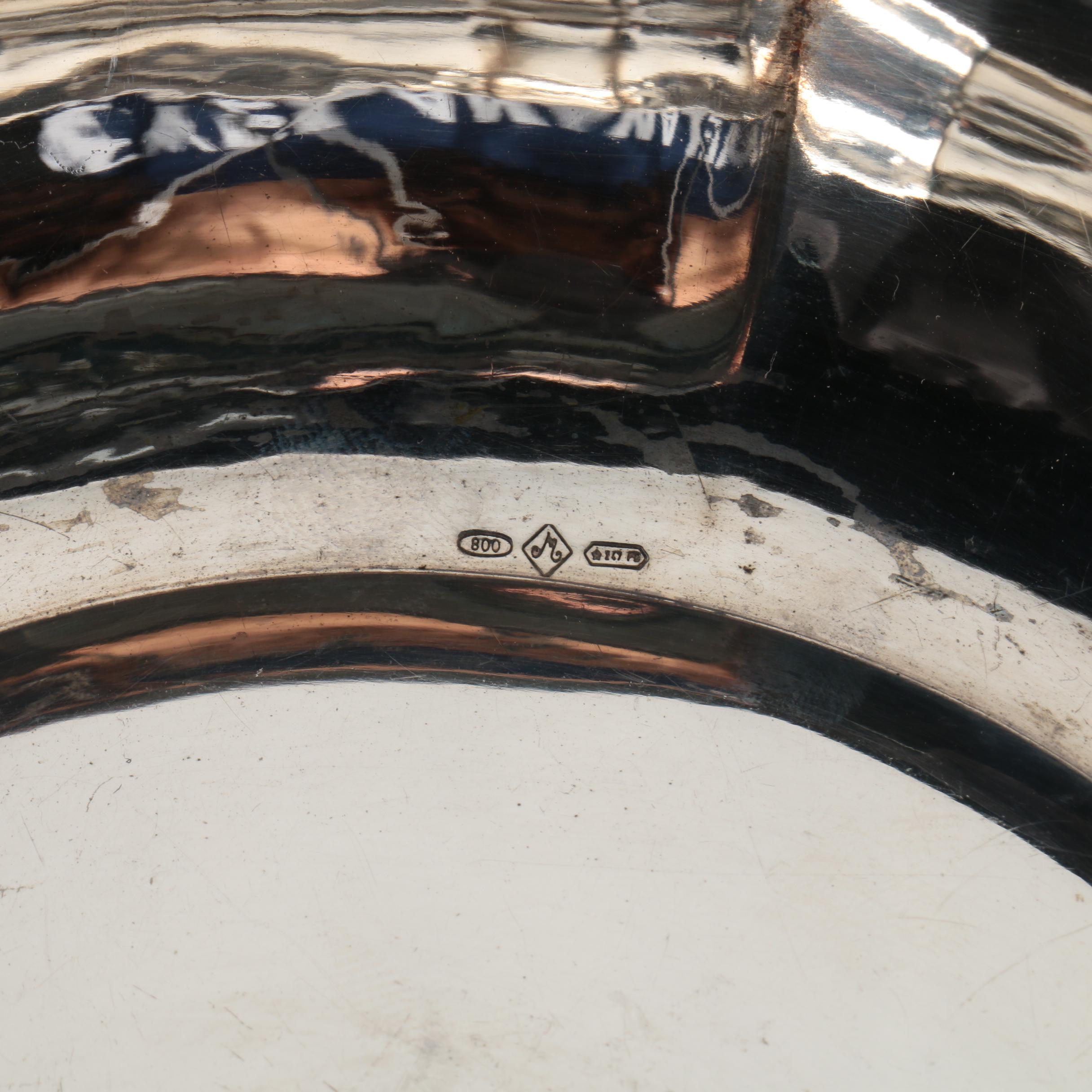 Italian and Other 800 Silver Serving Ware