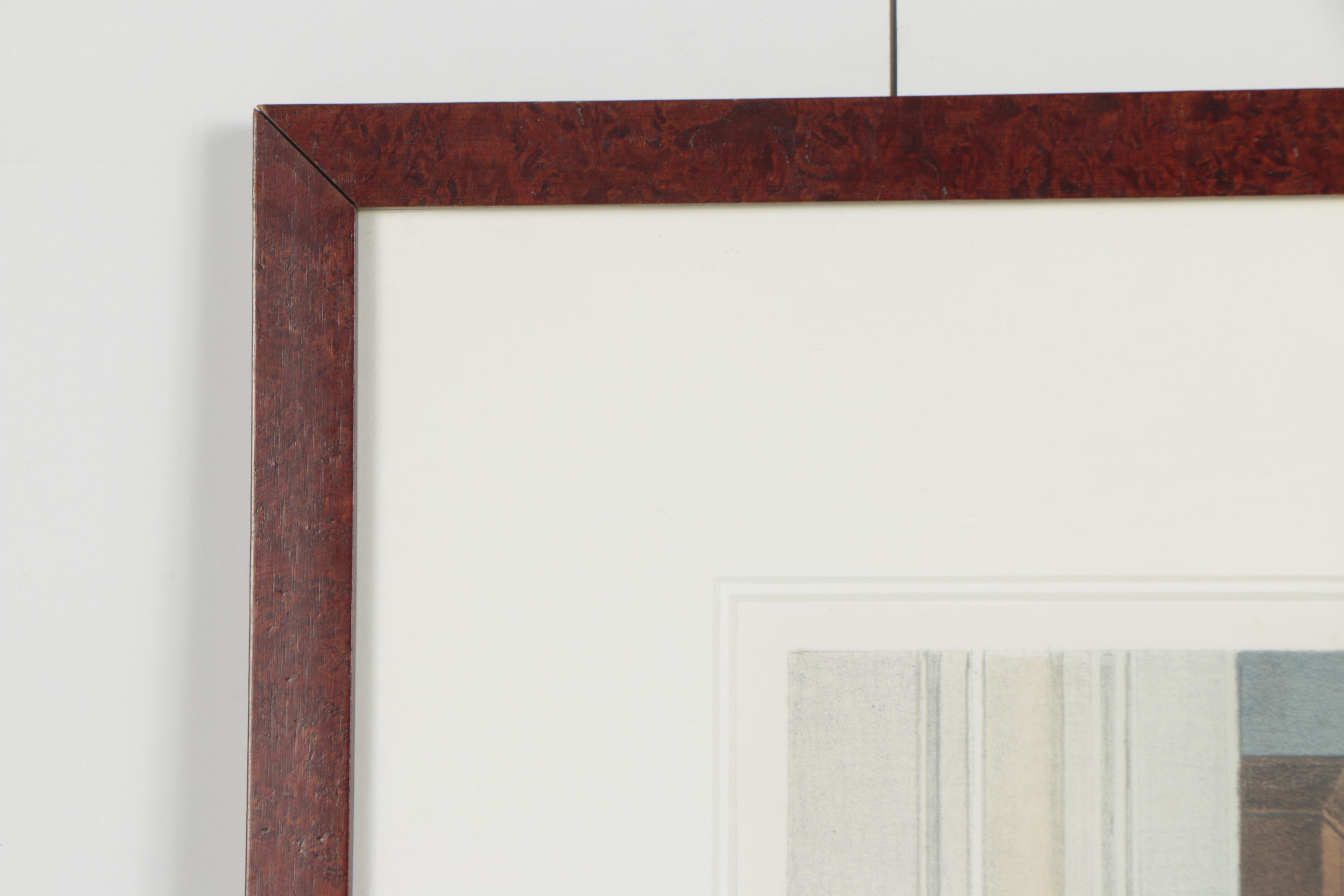 David Davis 1984 Artist's Proof Lithograph of Sunlit Interior Scene