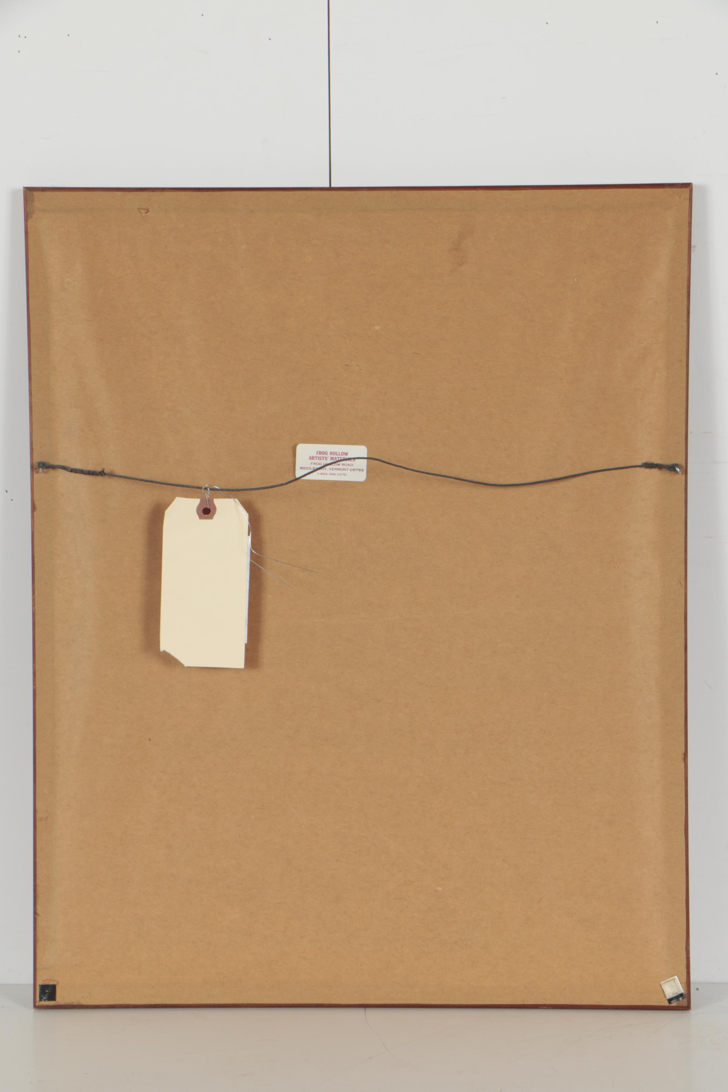 David Davis 1984 Artist's Proof Lithograph of Sunlit Interior Scene