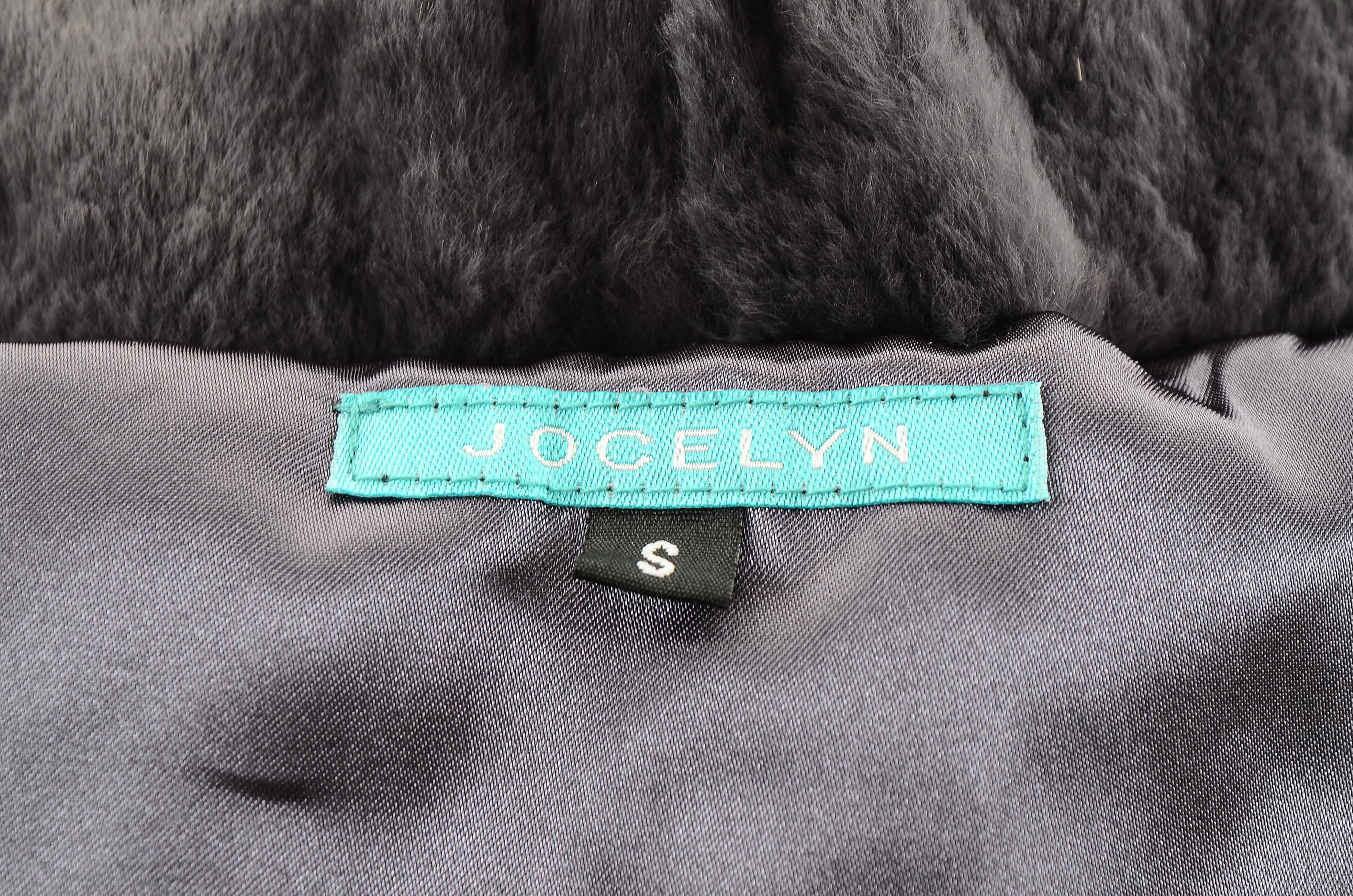 Jocelyn Sheared Rabbit Fur Cropped Jacket