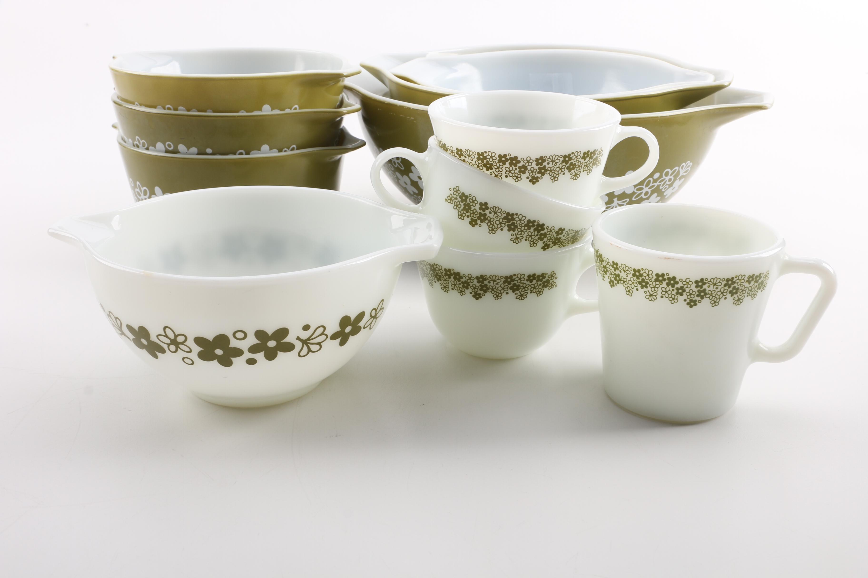 Pyrex "Spring Blossom" Tableware