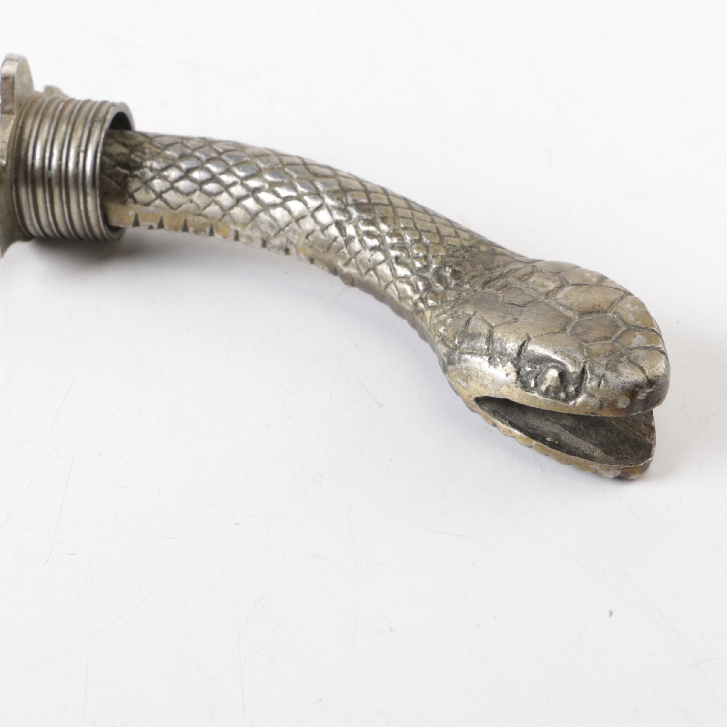 Serpentine Dagger with Snake-Head Hilt