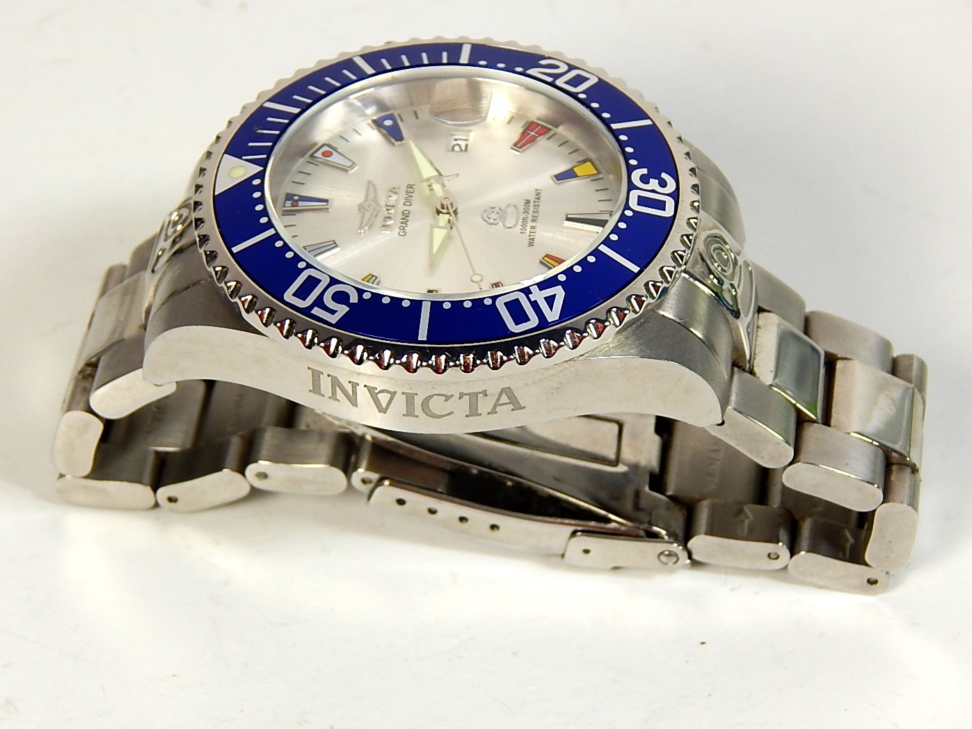 Invicta Stainless Steel Grand Diver Watch 21324