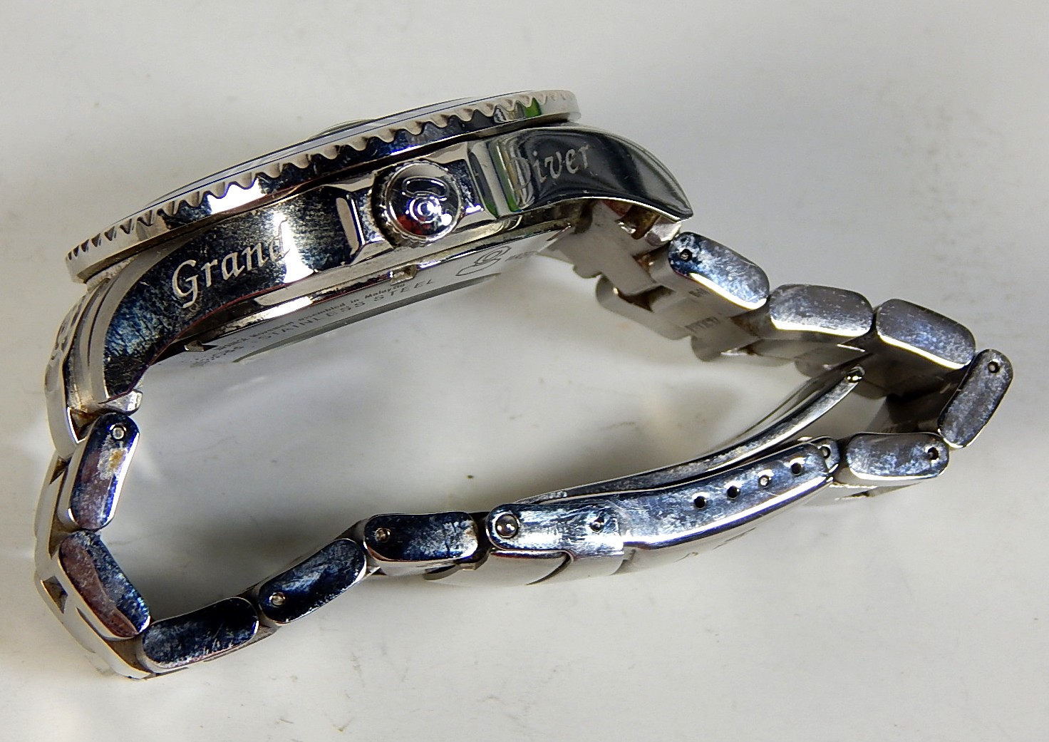 Invicta Stainless Steel Grand Diver Watch 21324