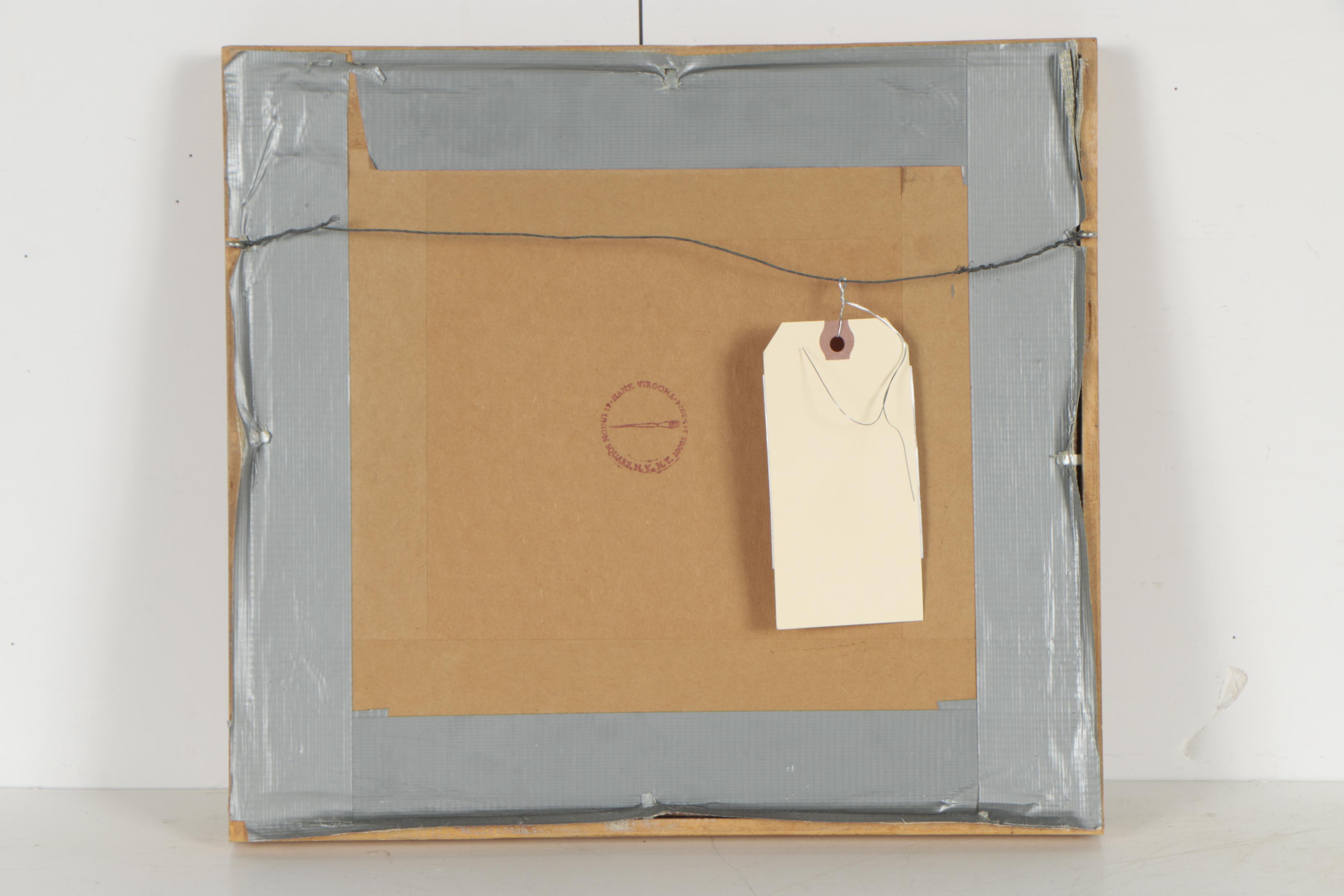 Hank Virgona Etching "Studio Sink"