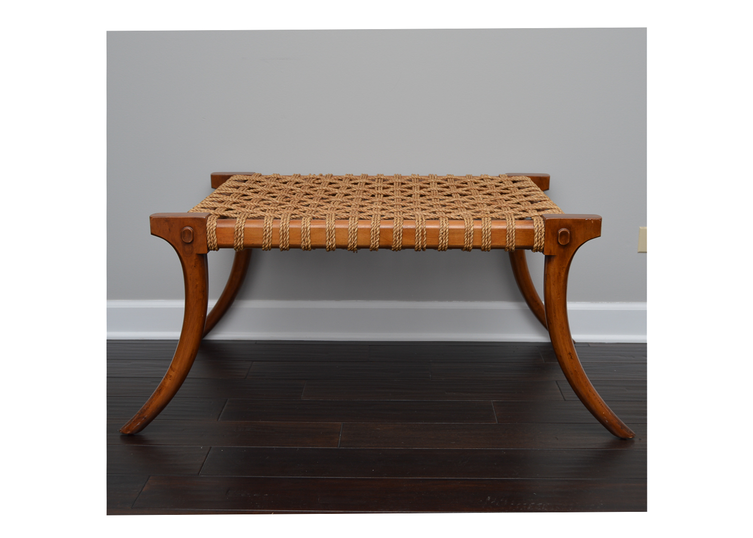 Robsjohn-Gibbings Style Klismos Bench