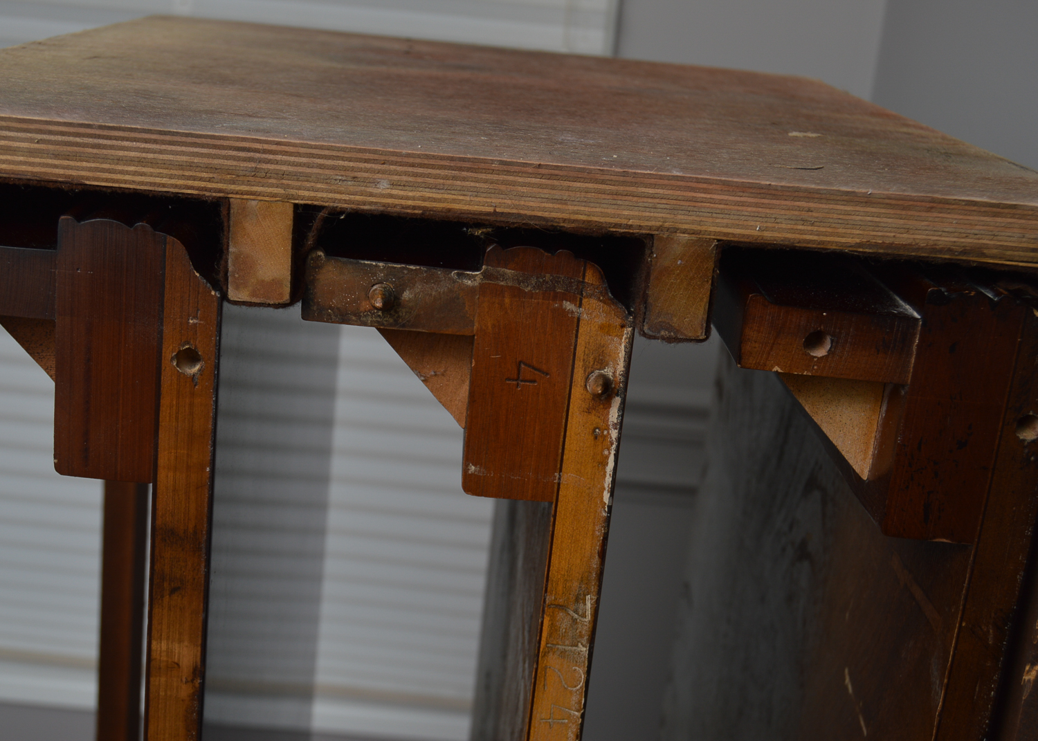 Vintage Chippendale Style Dining Table with Chairs by John Widdicomb Furniture